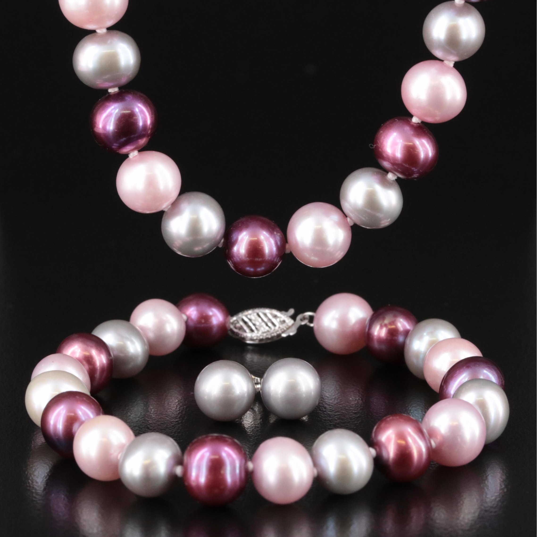 14K Pearl Jewelry Set