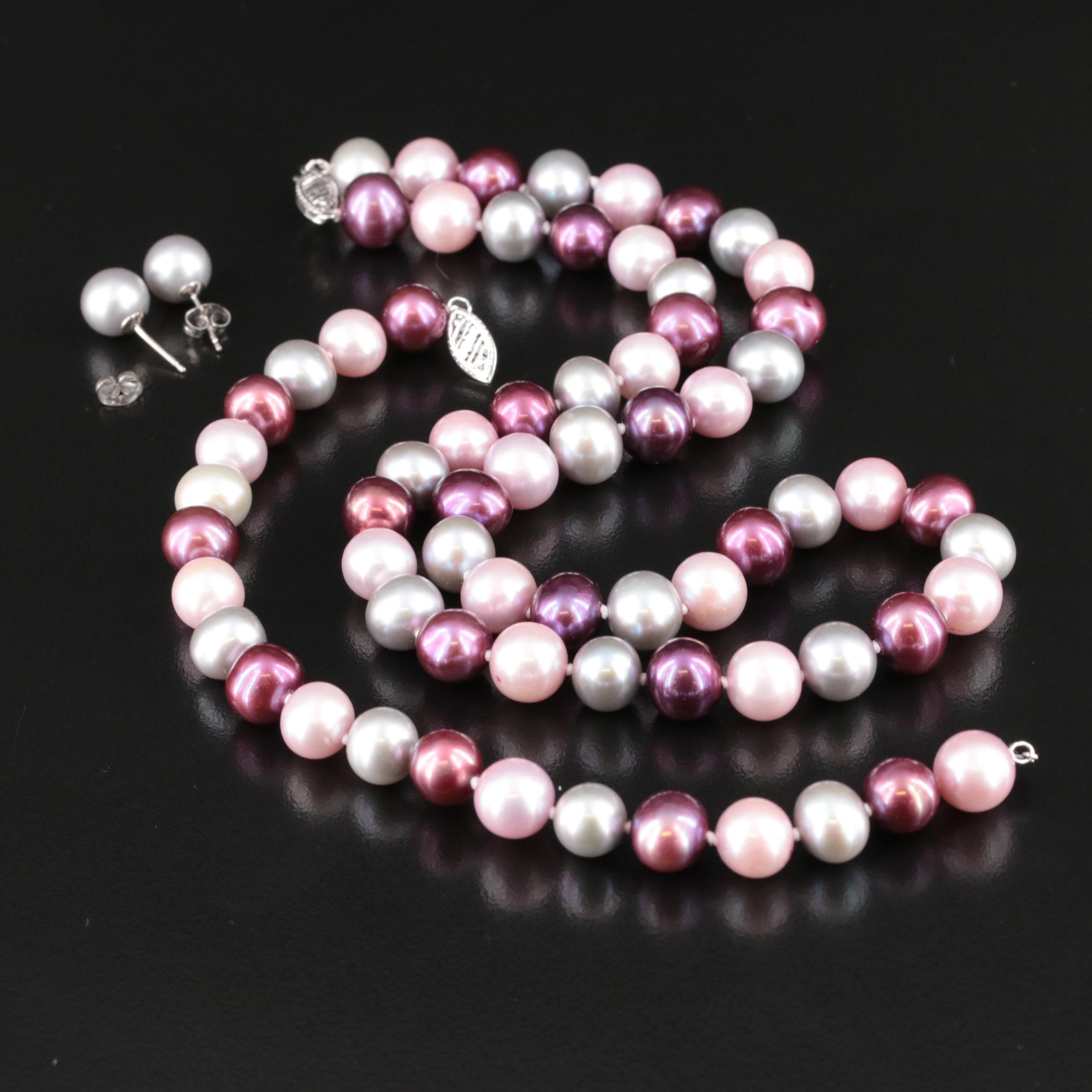 14K Pearl Jewelry Set