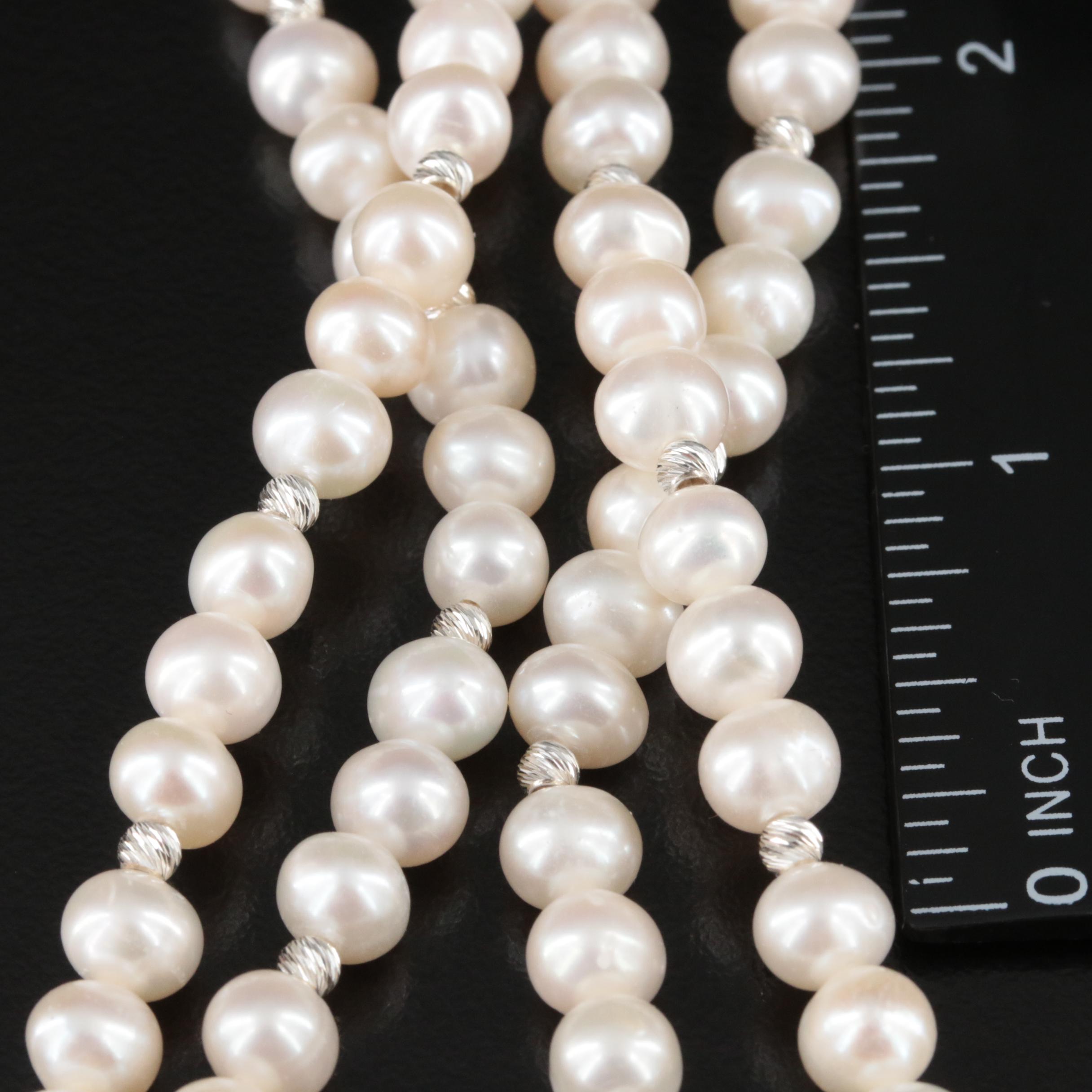 Sterling Pearl Jewelry Set