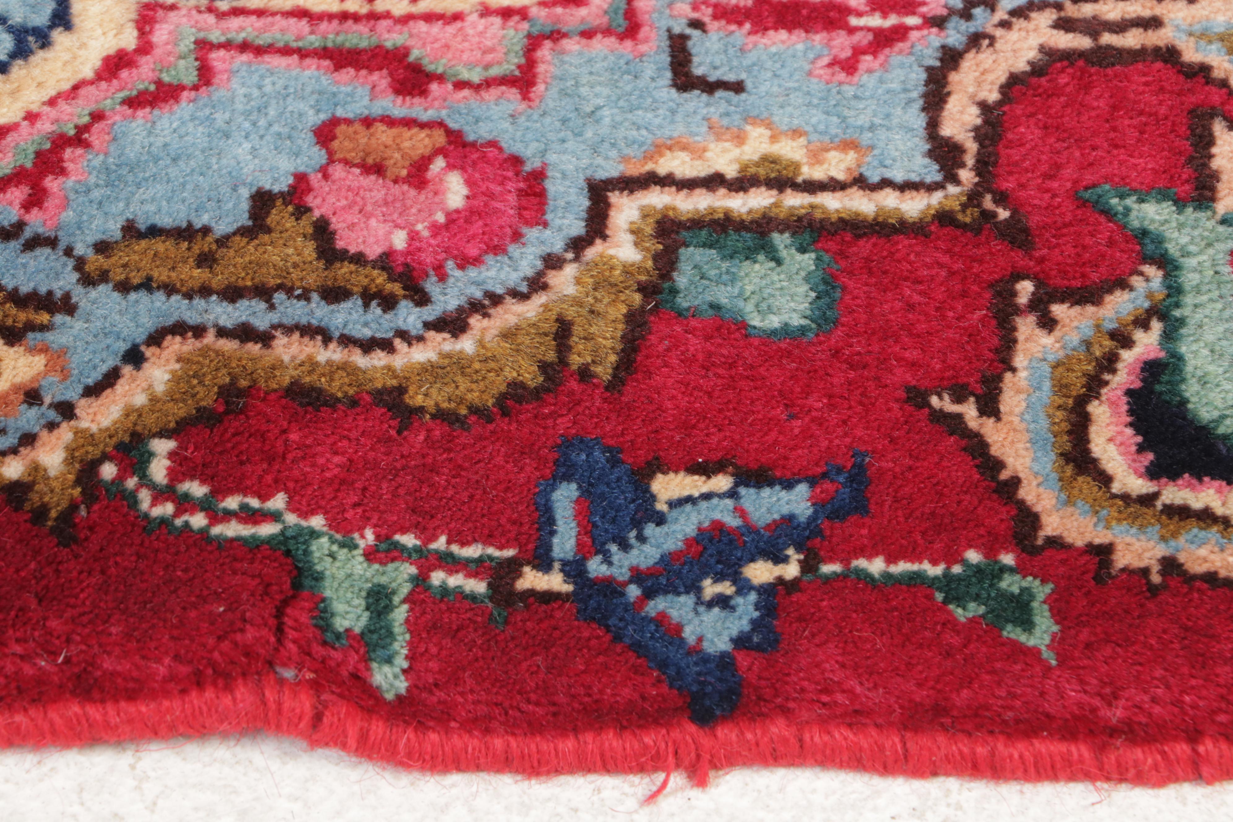 9'10 x 12'8 Hand-Knotted Persian Kerman Room Sized Rug