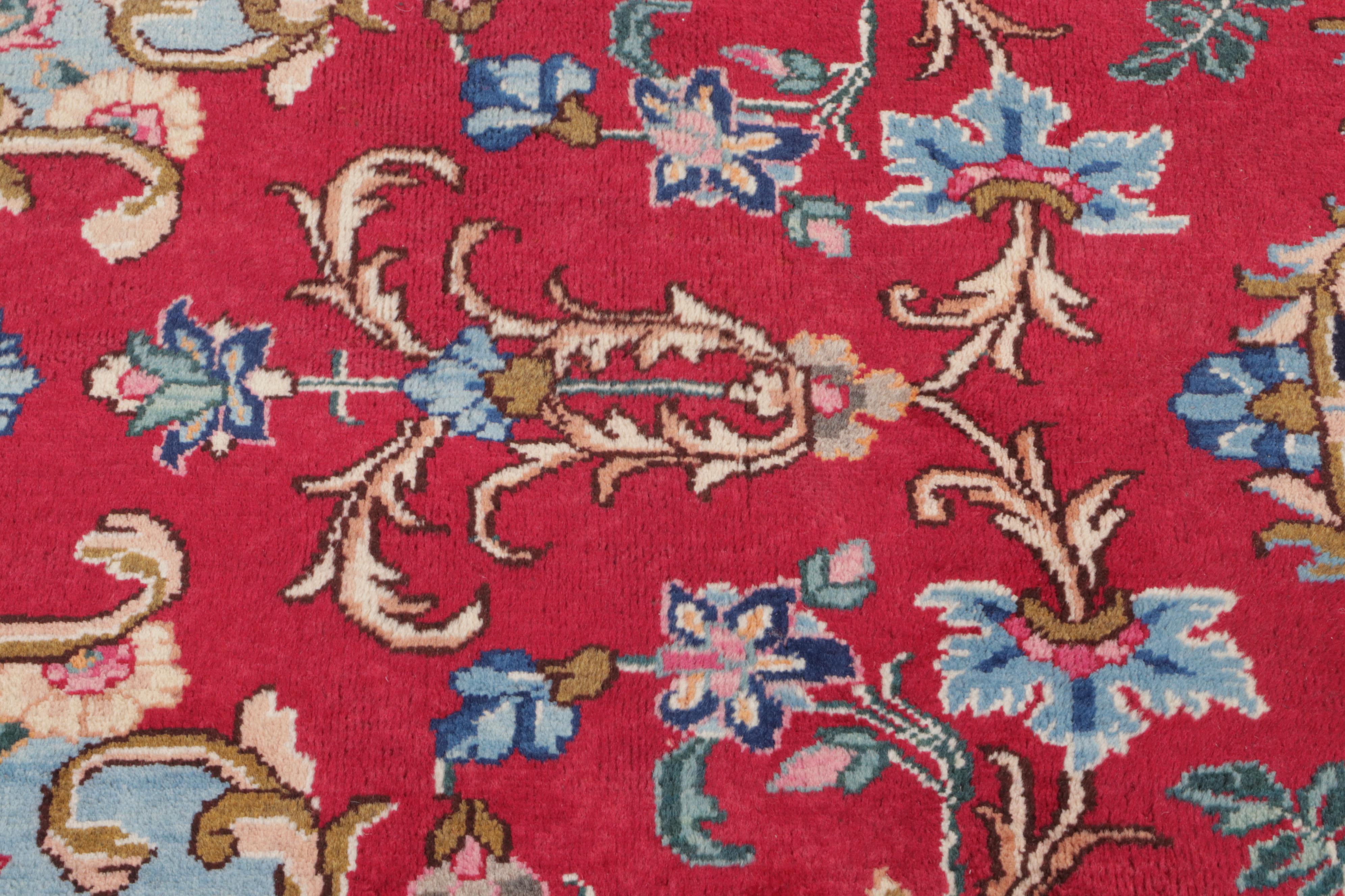 9'10 x 12'8 Hand-Knotted Persian Kerman Room Sized Rug