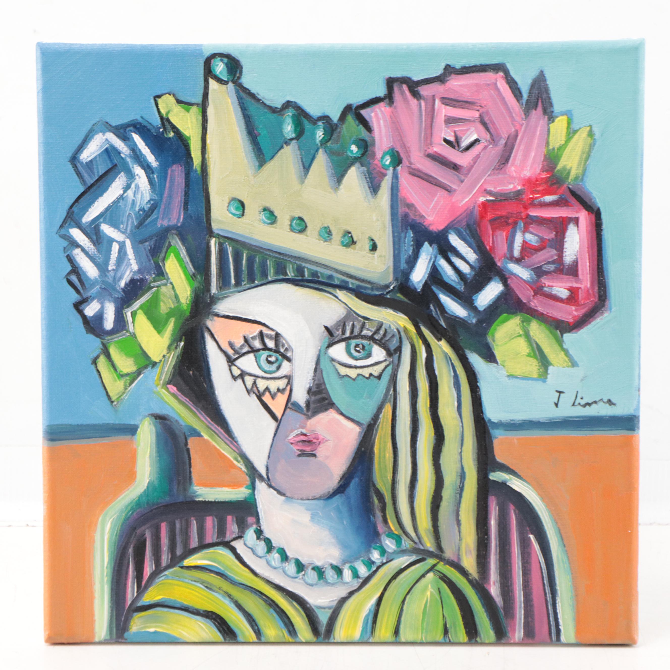 José M. Lima Acrylic Portrait, 2023