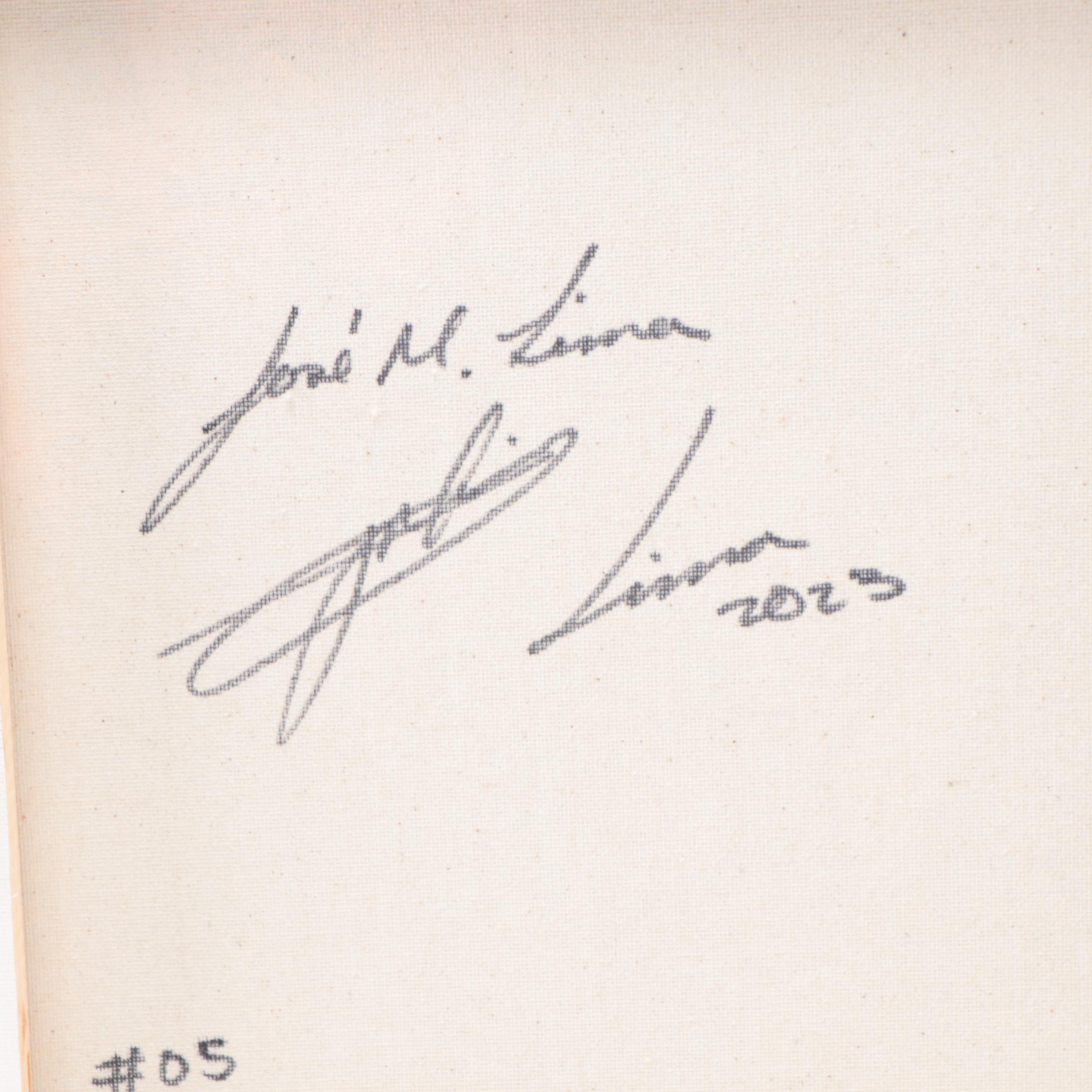 José M. Lima Acrylic Portrait, 2023