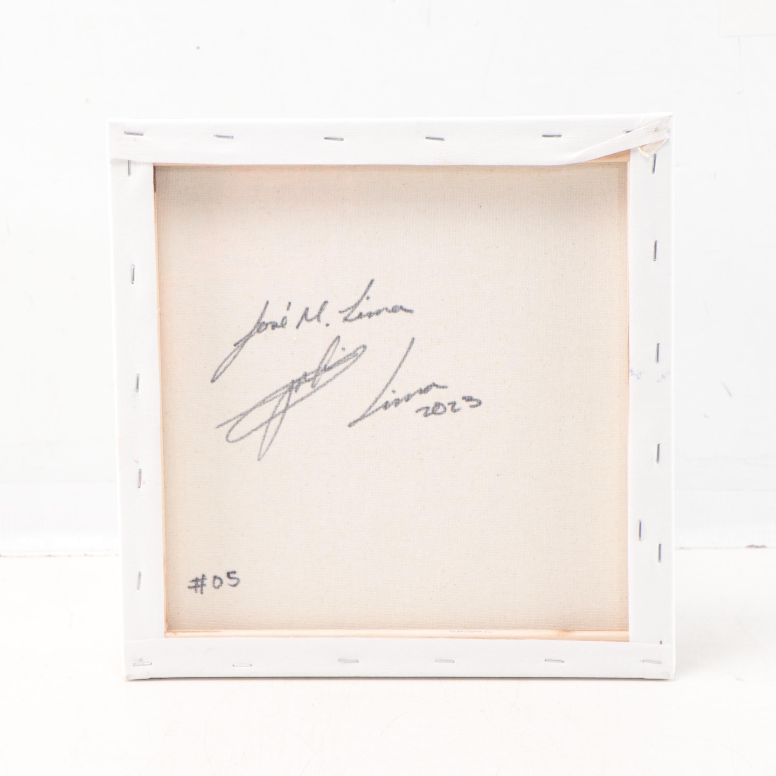 José M. Lima Acrylic Portrait, 2023