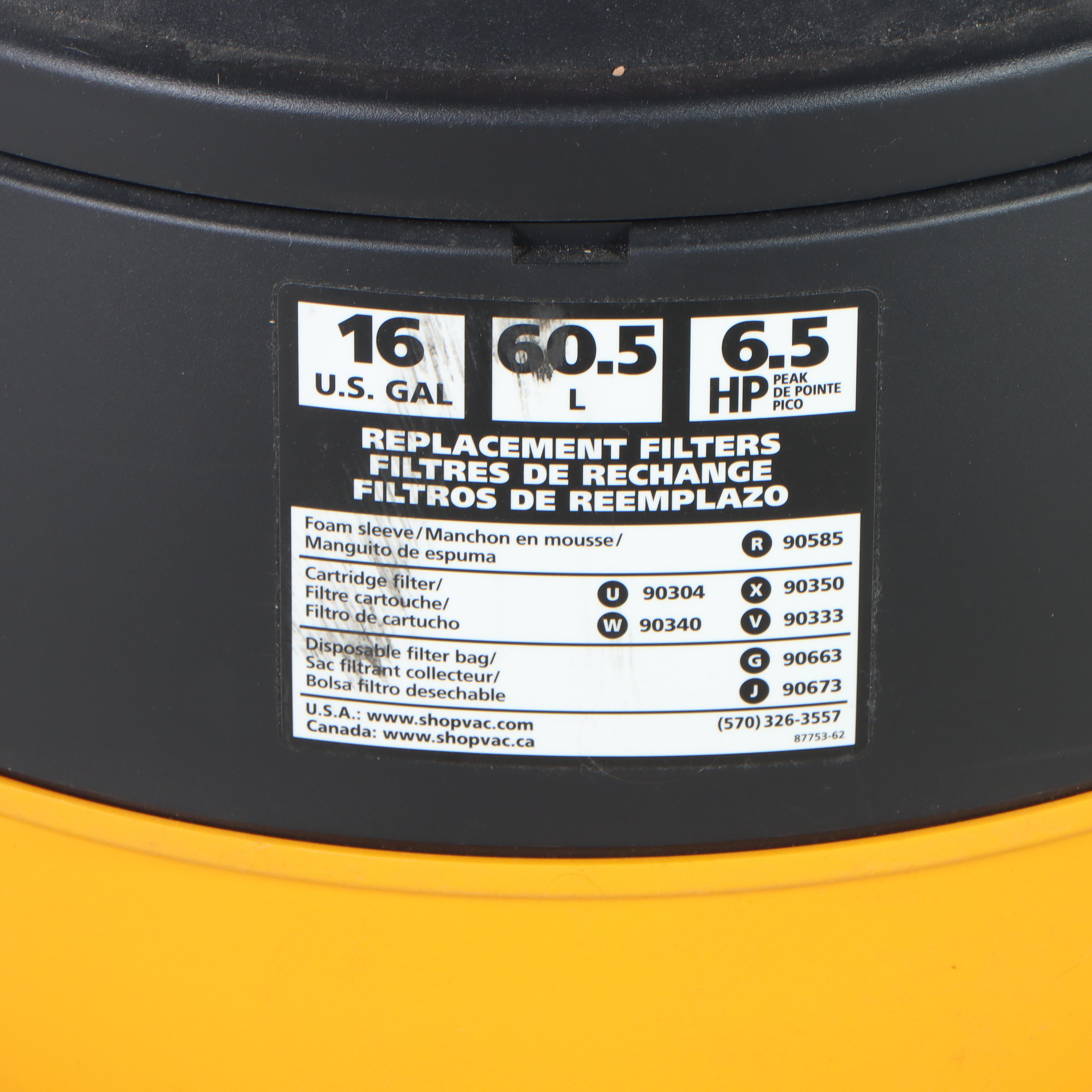 Shop-Vac Industrial Vacuum With 42" Polder Aluminum Step Ladder