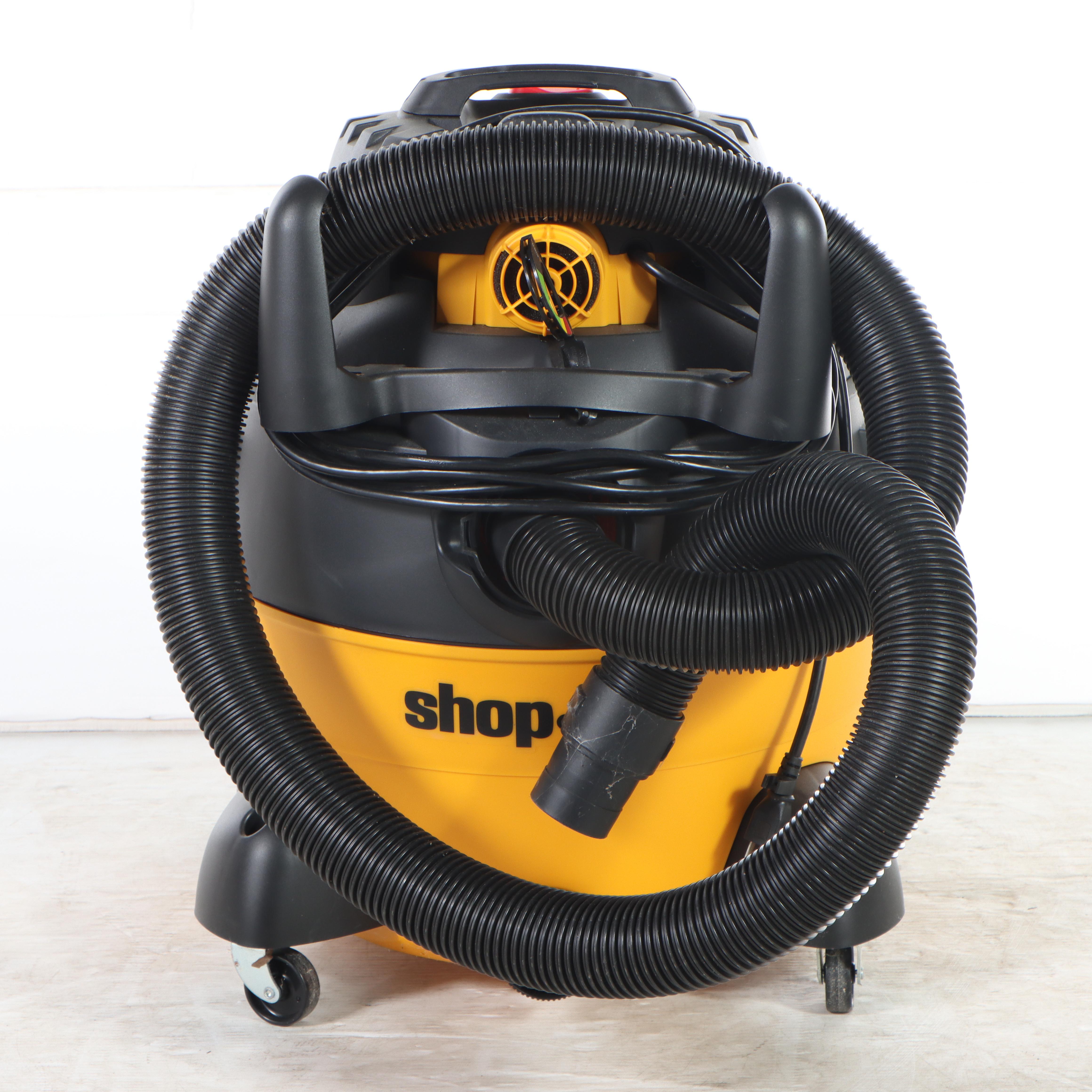 Shop-Vac Industrial Vacuum With 42" Polder Aluminum Step Ladder