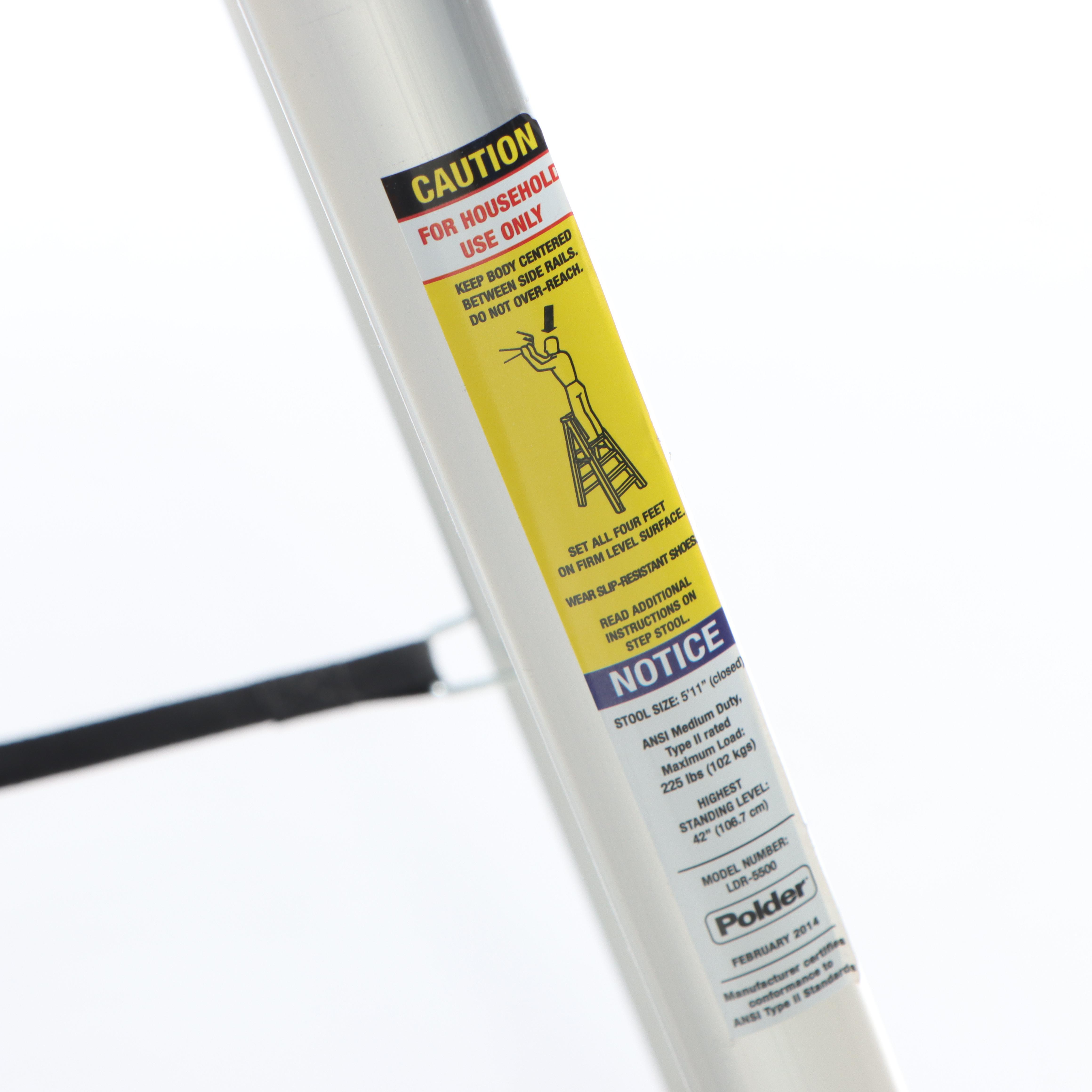 Shop-Vac Industrial Vacuum With 42" Polder Aluminum Step Ladder