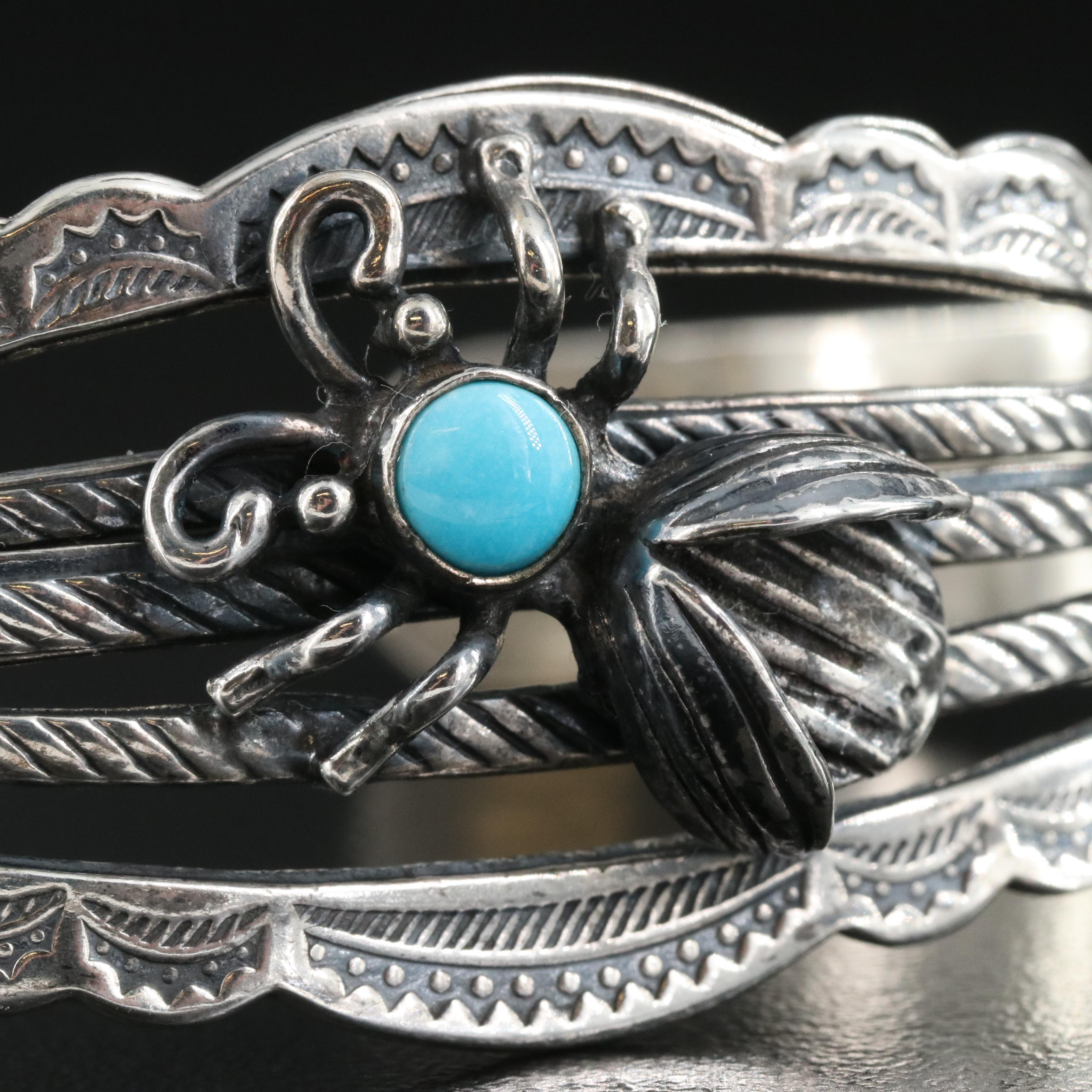Sterling Turquoise Cuff