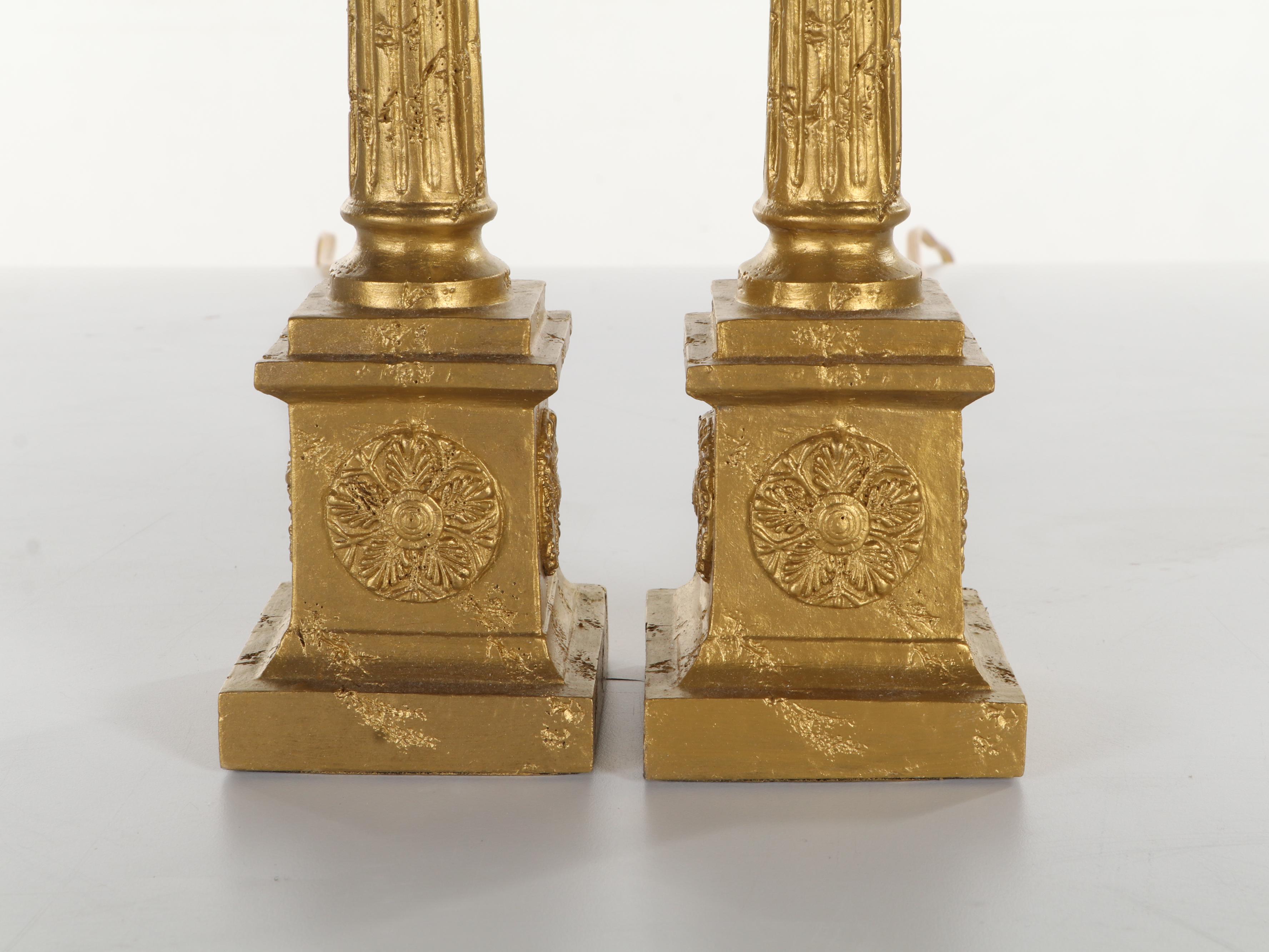 Candlestick Style Console and Boudoir Lamps