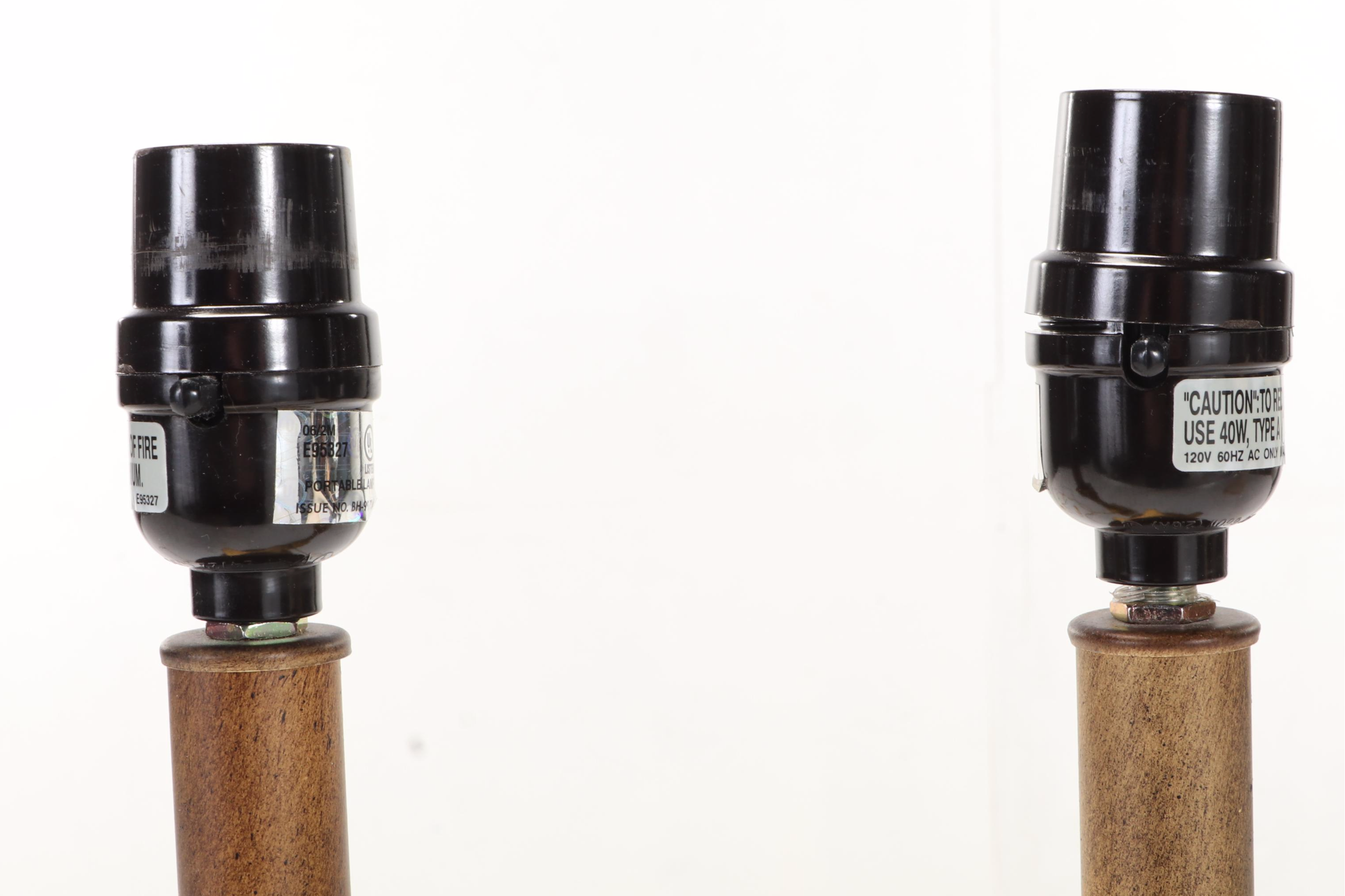 Candlestick Style Console and Boudoir Lamps