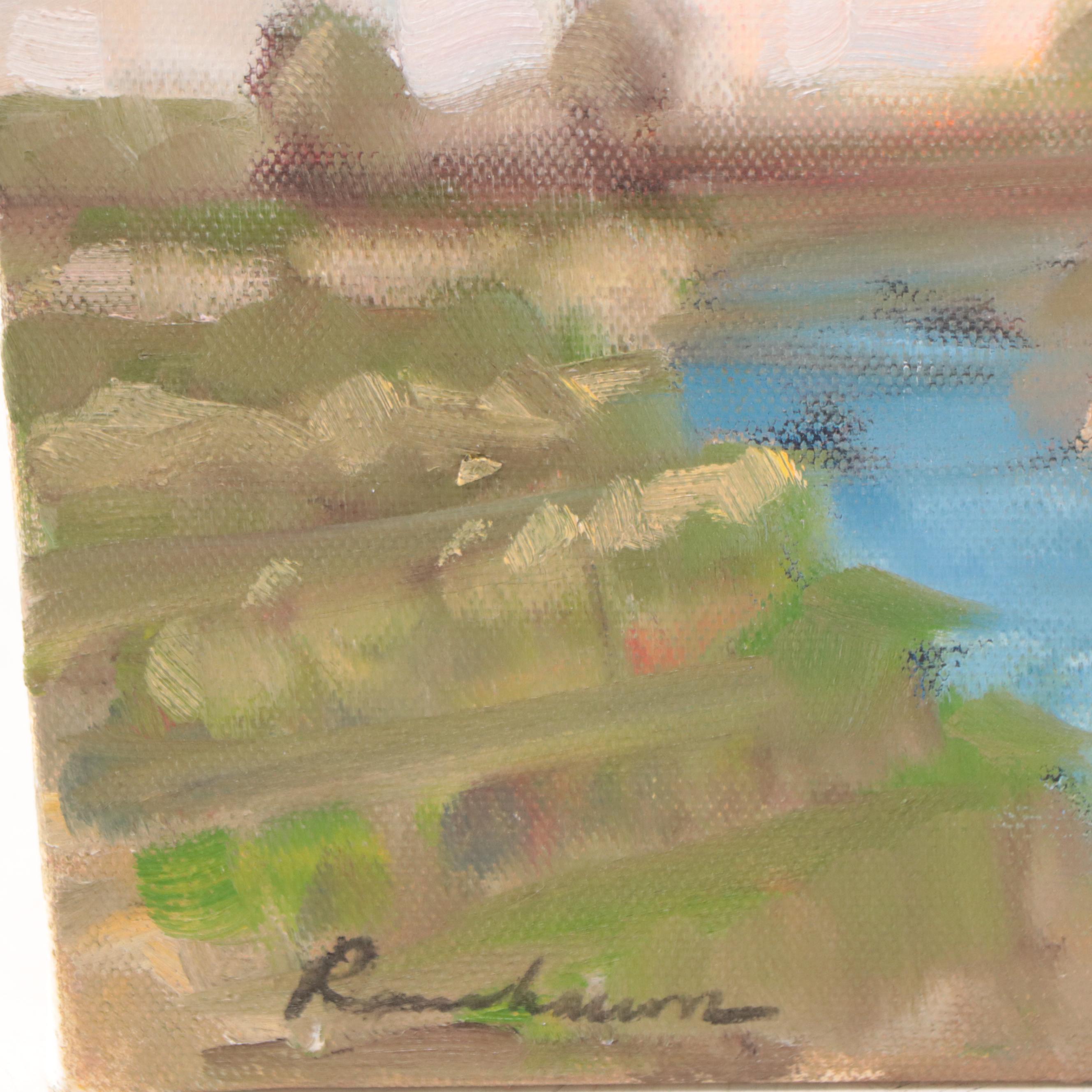 Sally Rosenbaum Landscape Oil Painting, 21st Century