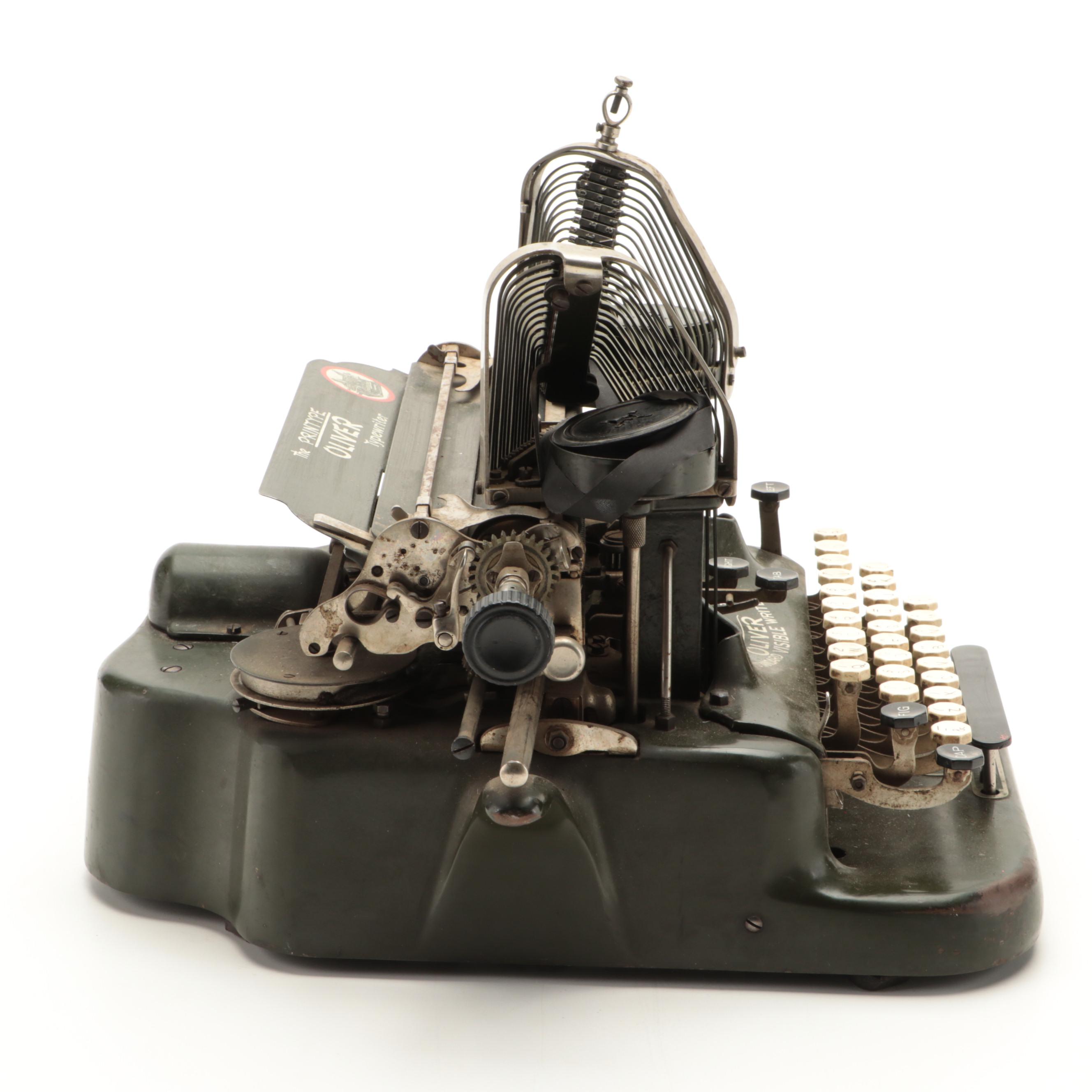 Manual No.5 Printype Oliver Typewriter, Early 20th Century