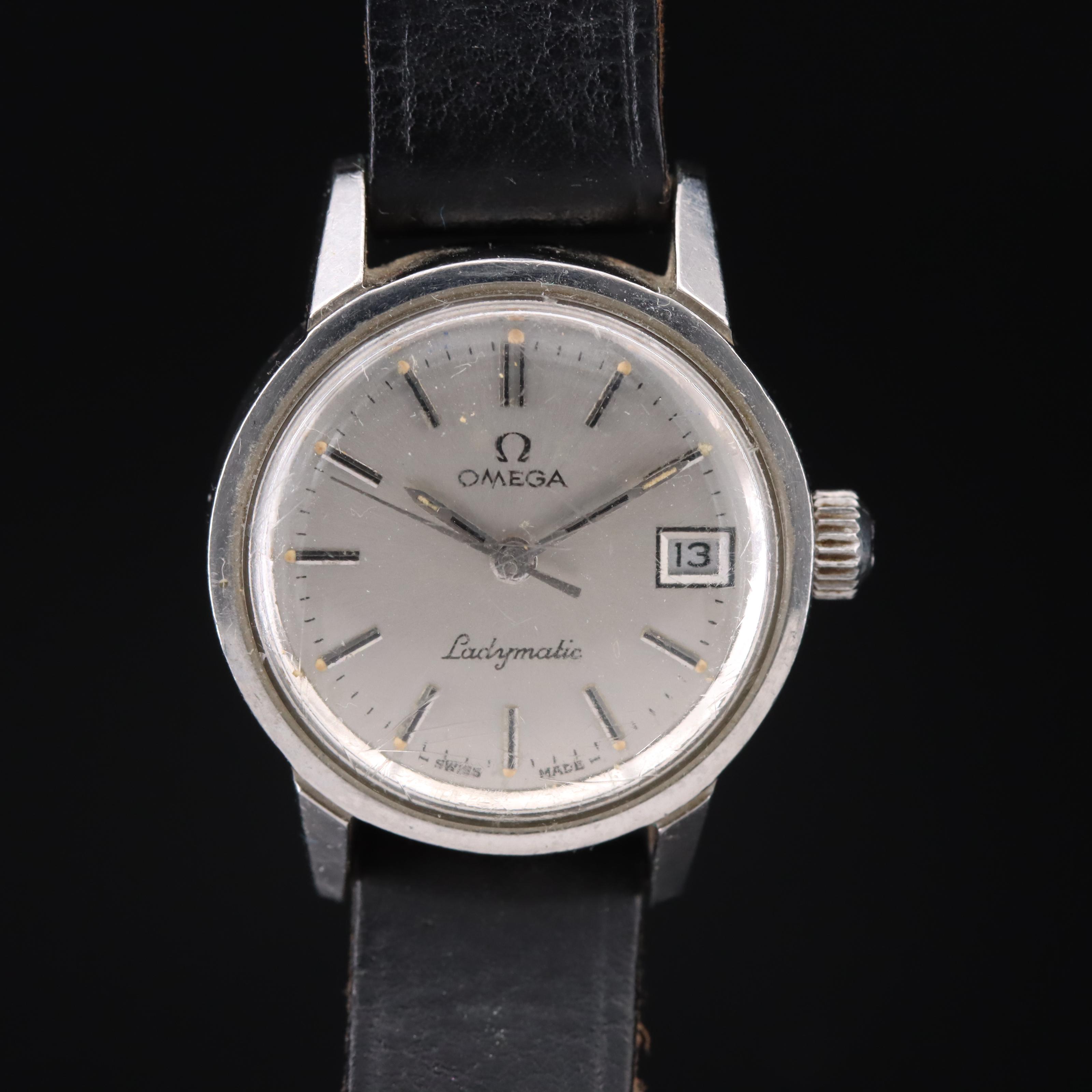 1972 Omega Ladymatic Stainless Steel Watch