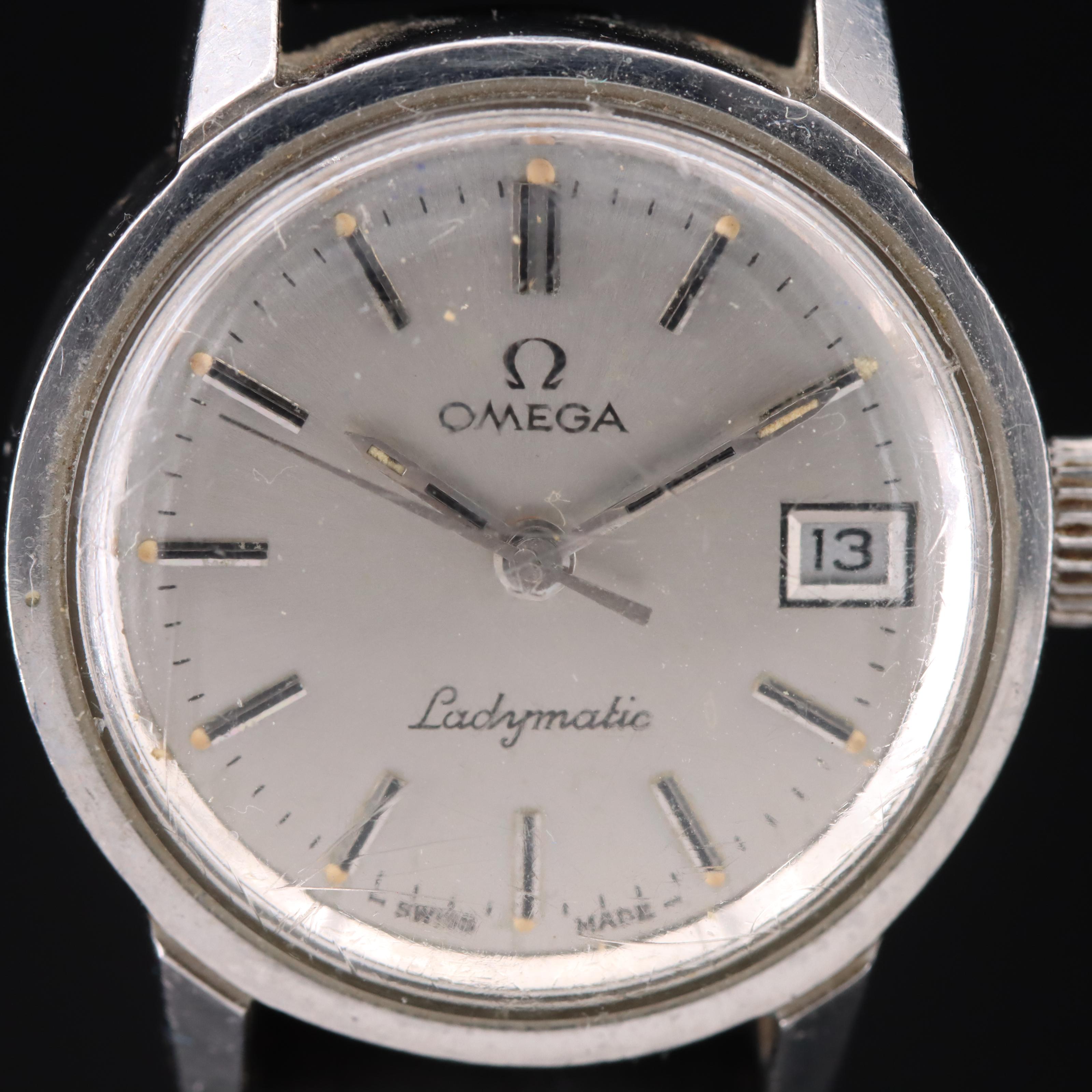 1972 Omega Ladymatic Stainless Steel Watch