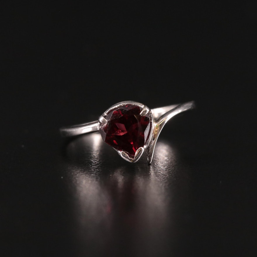 Sterling Garnet Ring