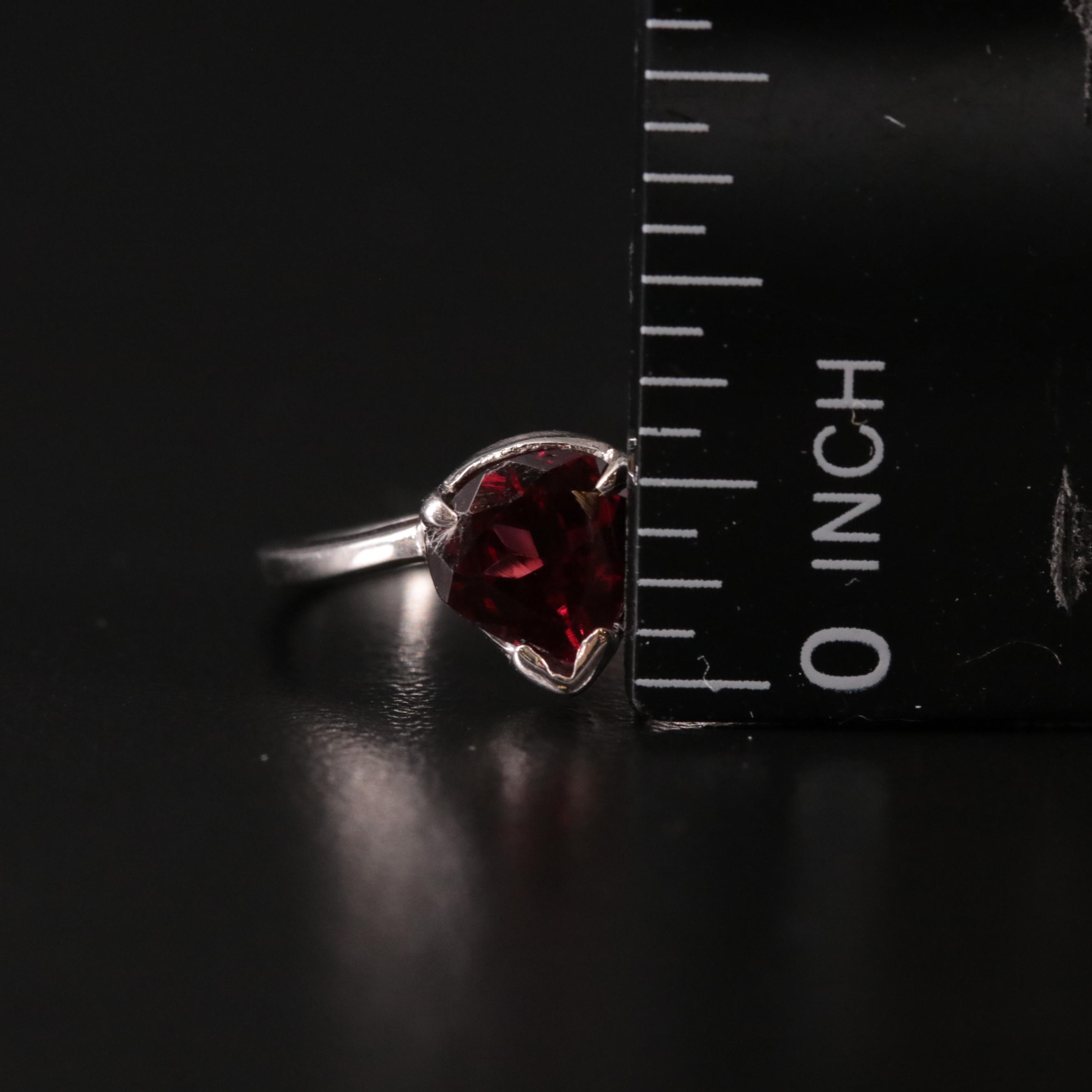 Sterling Garnet Ring