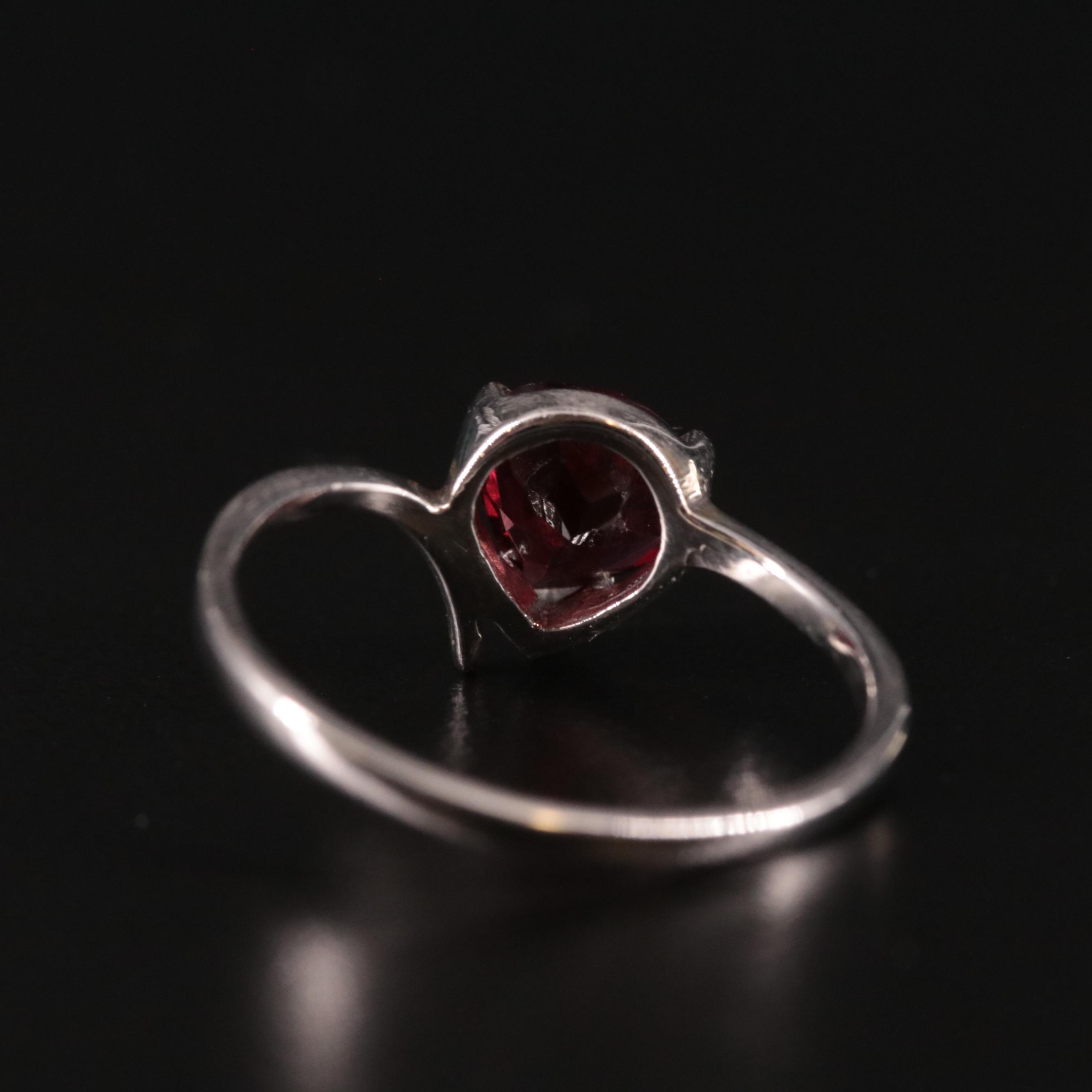 Sterling Garnet Ring