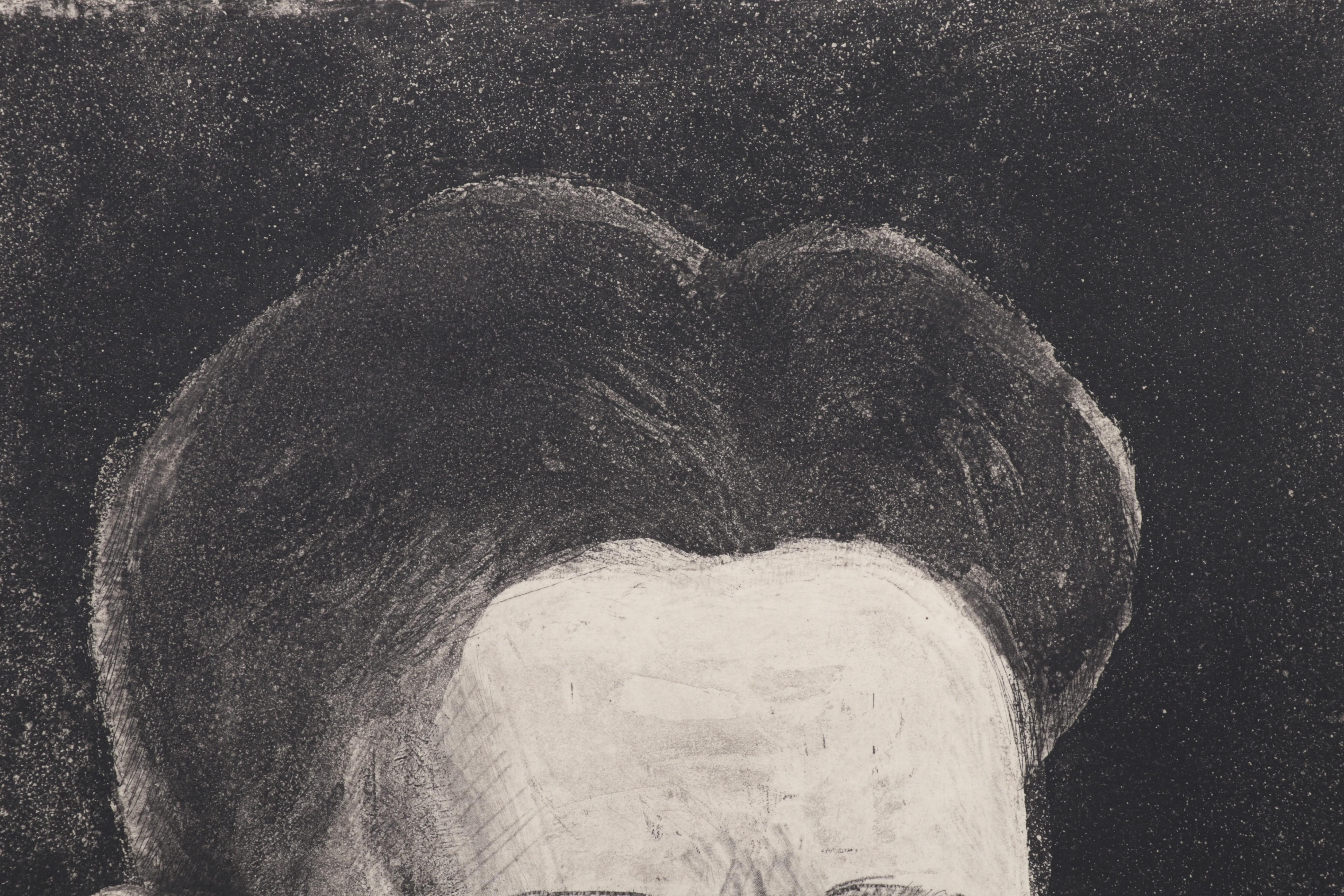 Sidney Chafetz Etching With Aquatint "George Orwell," 1984