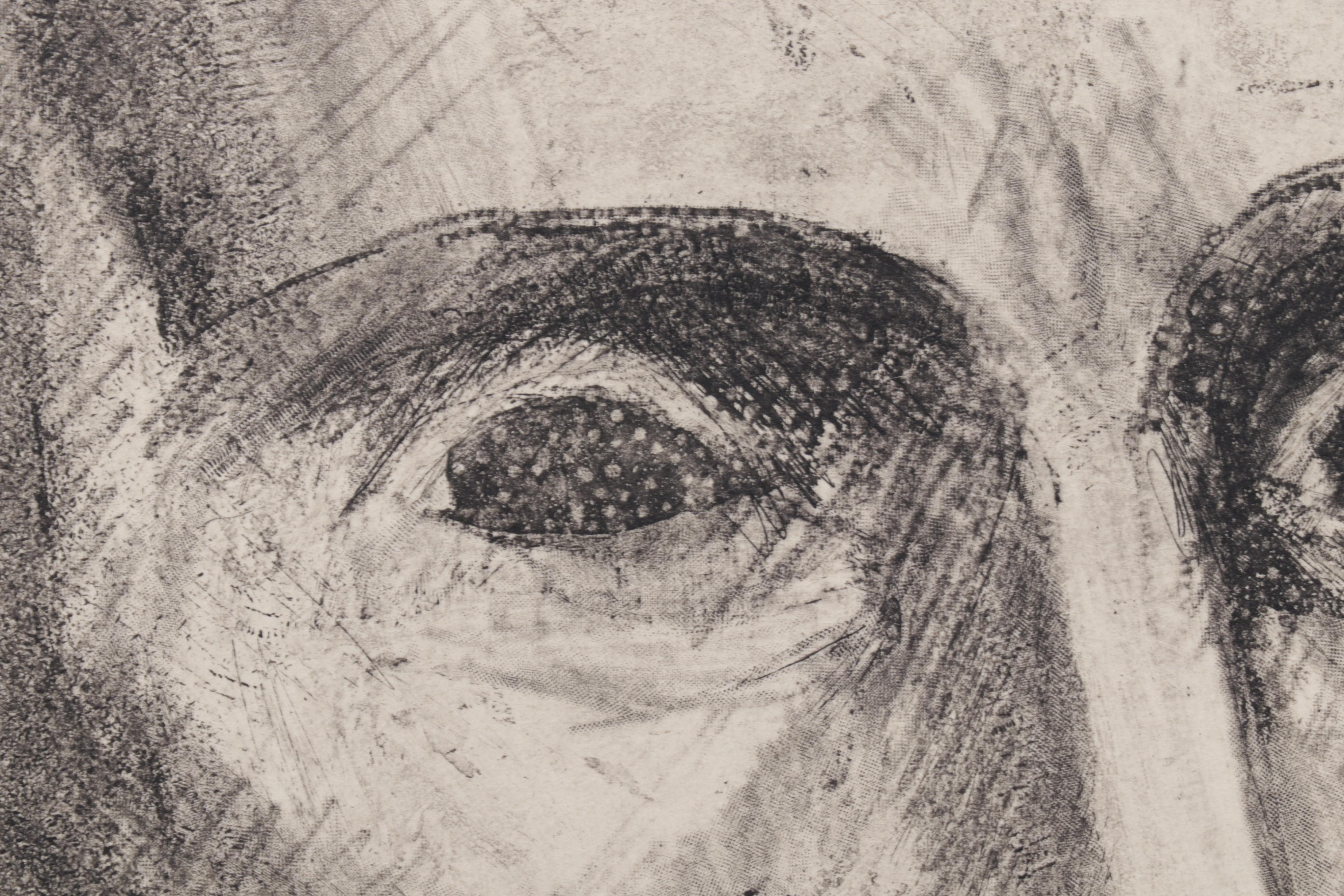 Sidney Chafetz Etching With Aquatint "George Orwell," 1984