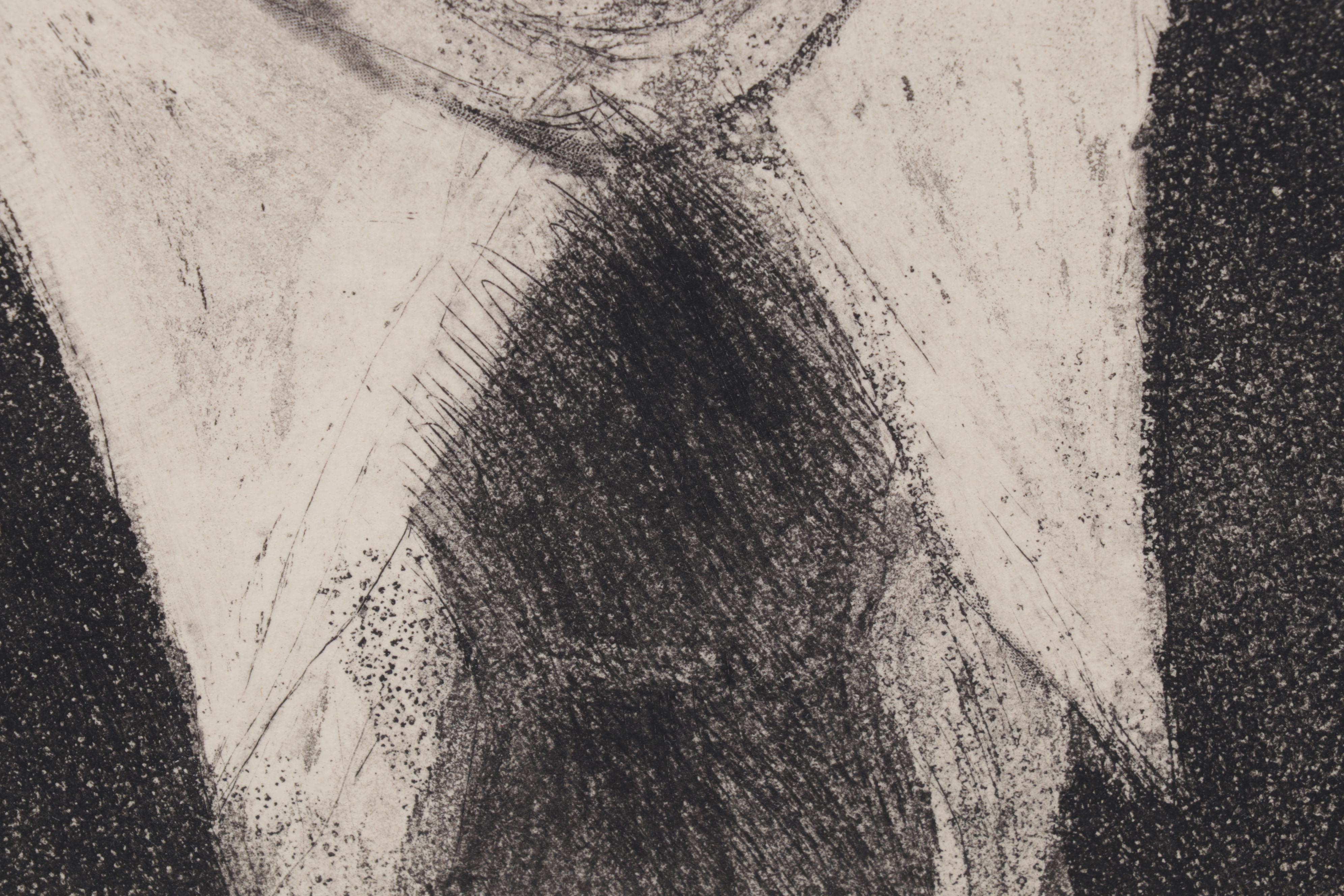 Sidney Chafetz Etching With Aquatint "George Orwell," 1984