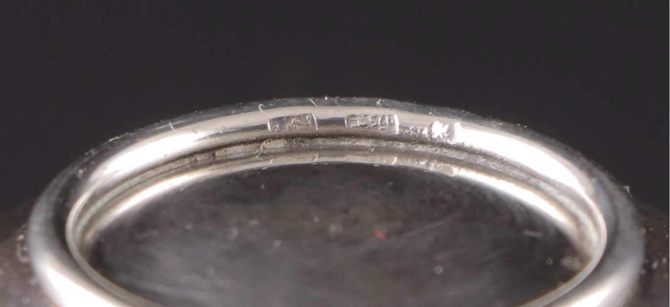 Sterling Silver Perfume Bottle with Carved Amber Inlays and Top