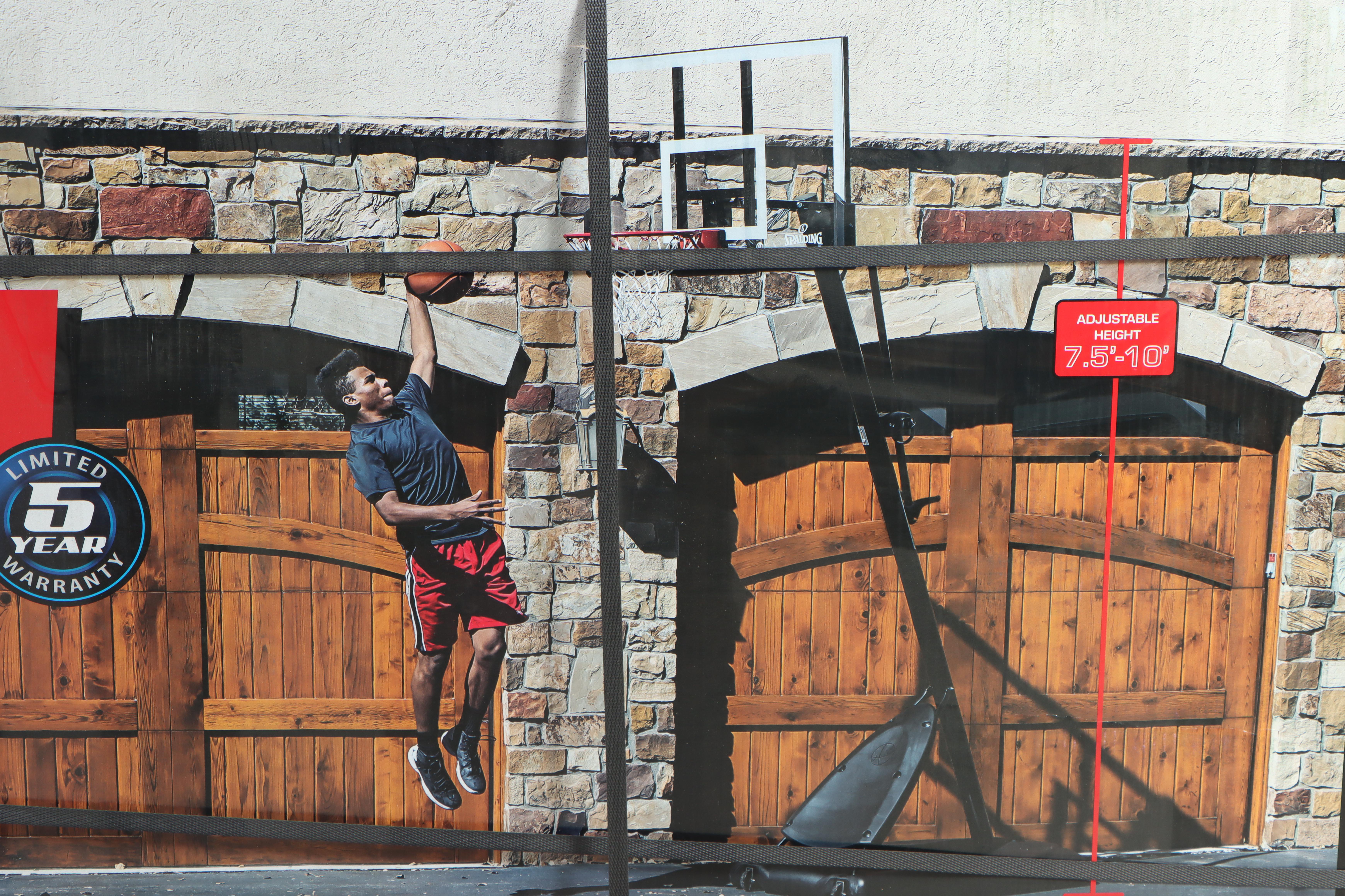 Spalding 54" Acrylic Portable Basketball Hoop