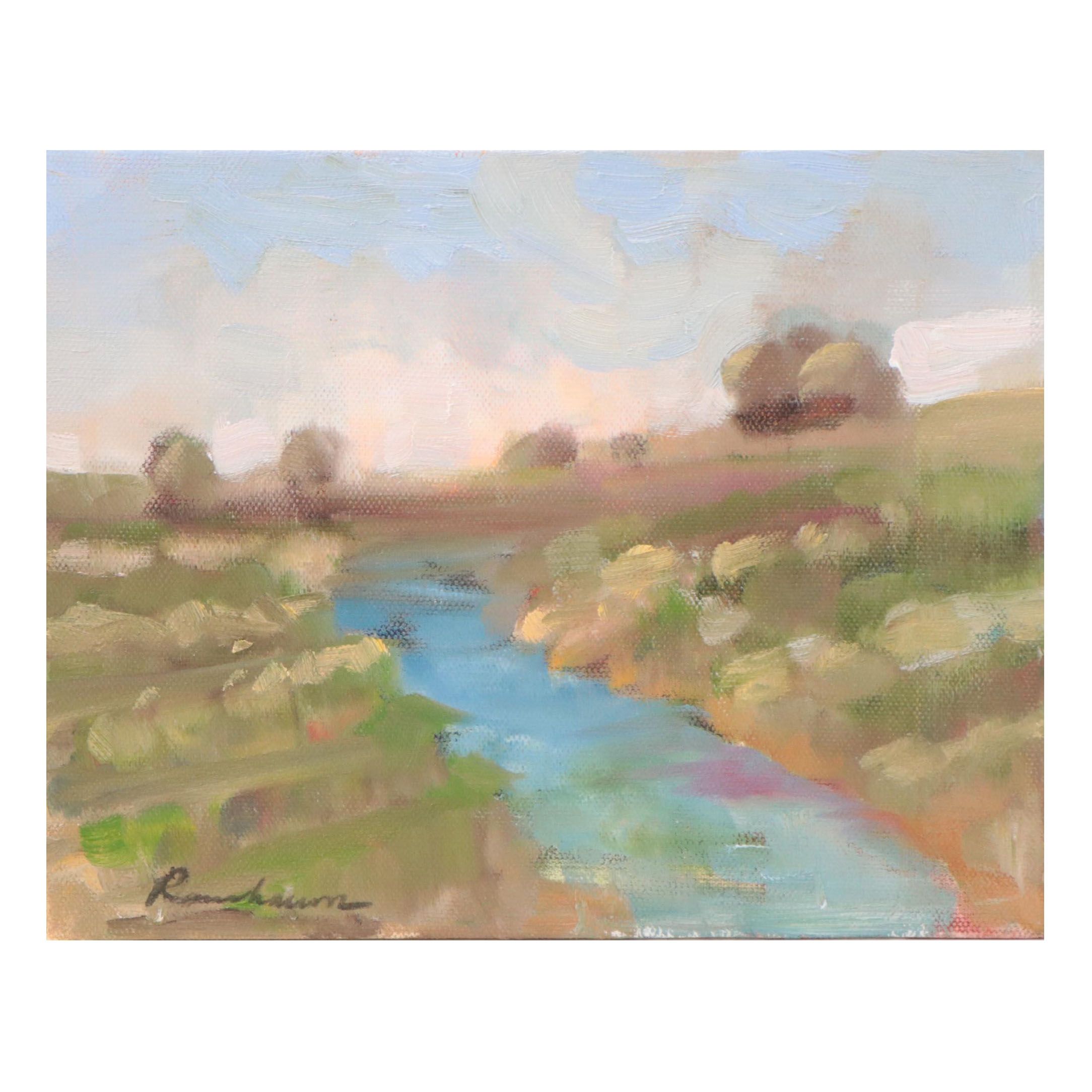 Sally Rosenbaum Landscape Oil Painting, 21st Century