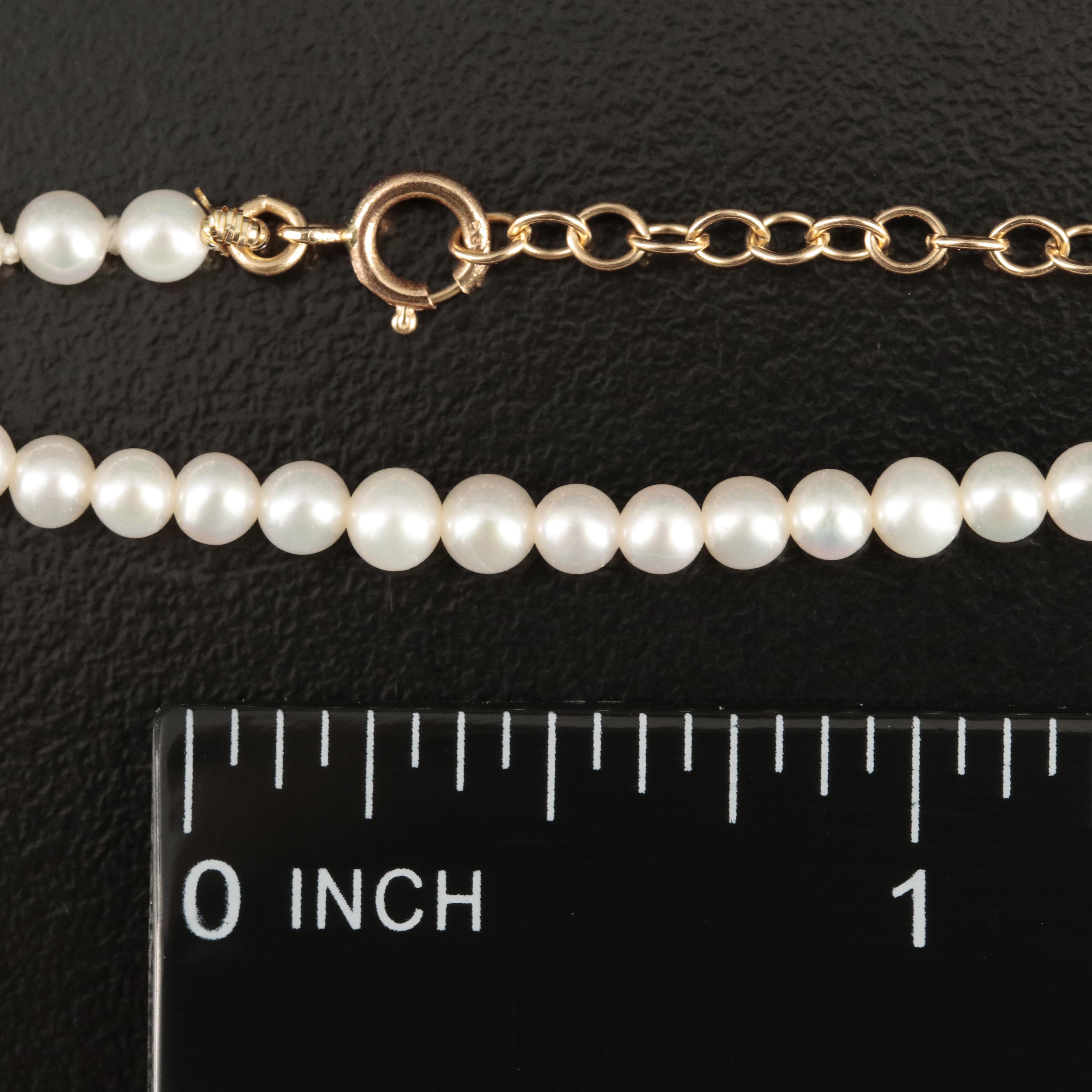 14K Pearl Necklace