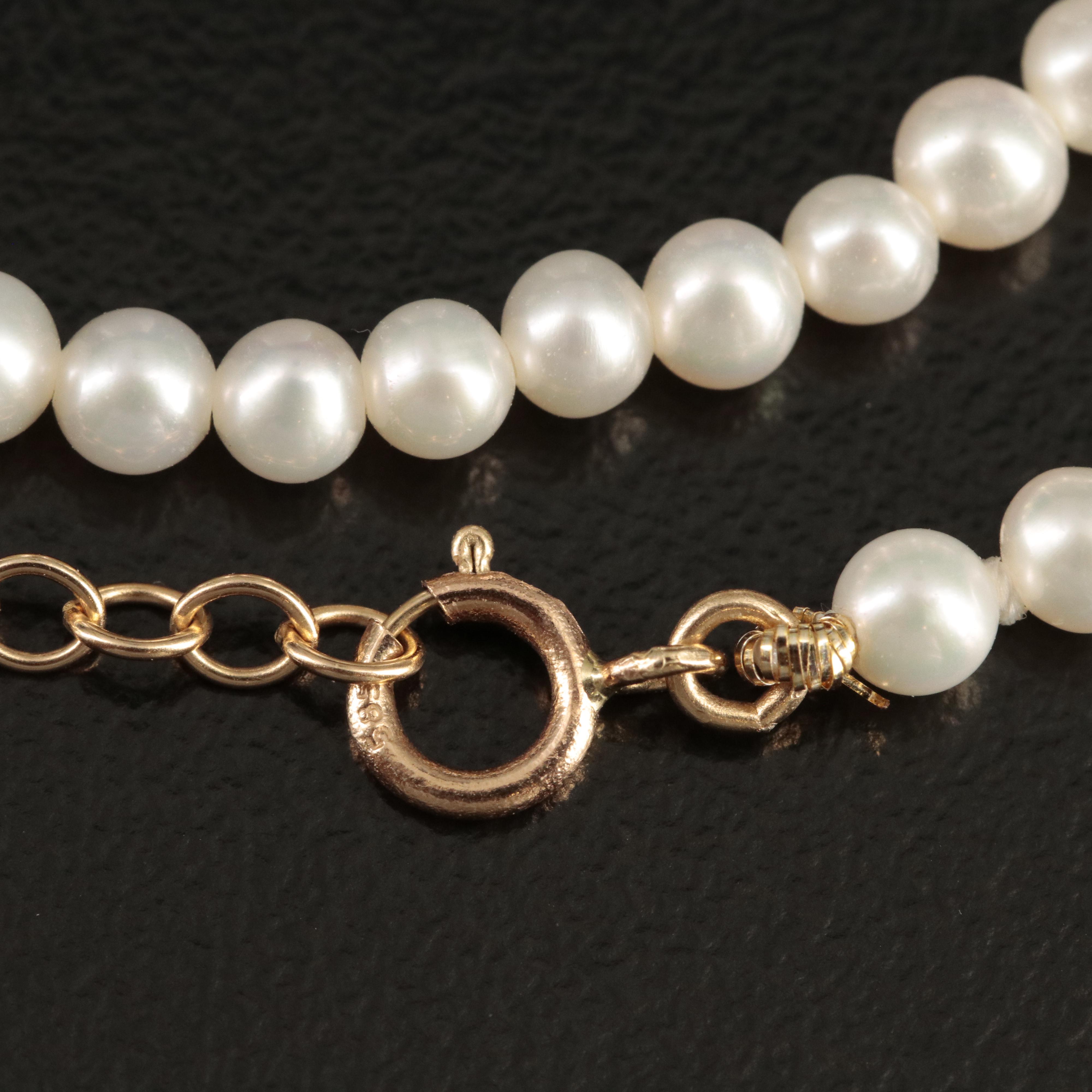 14K Pearl Necklace