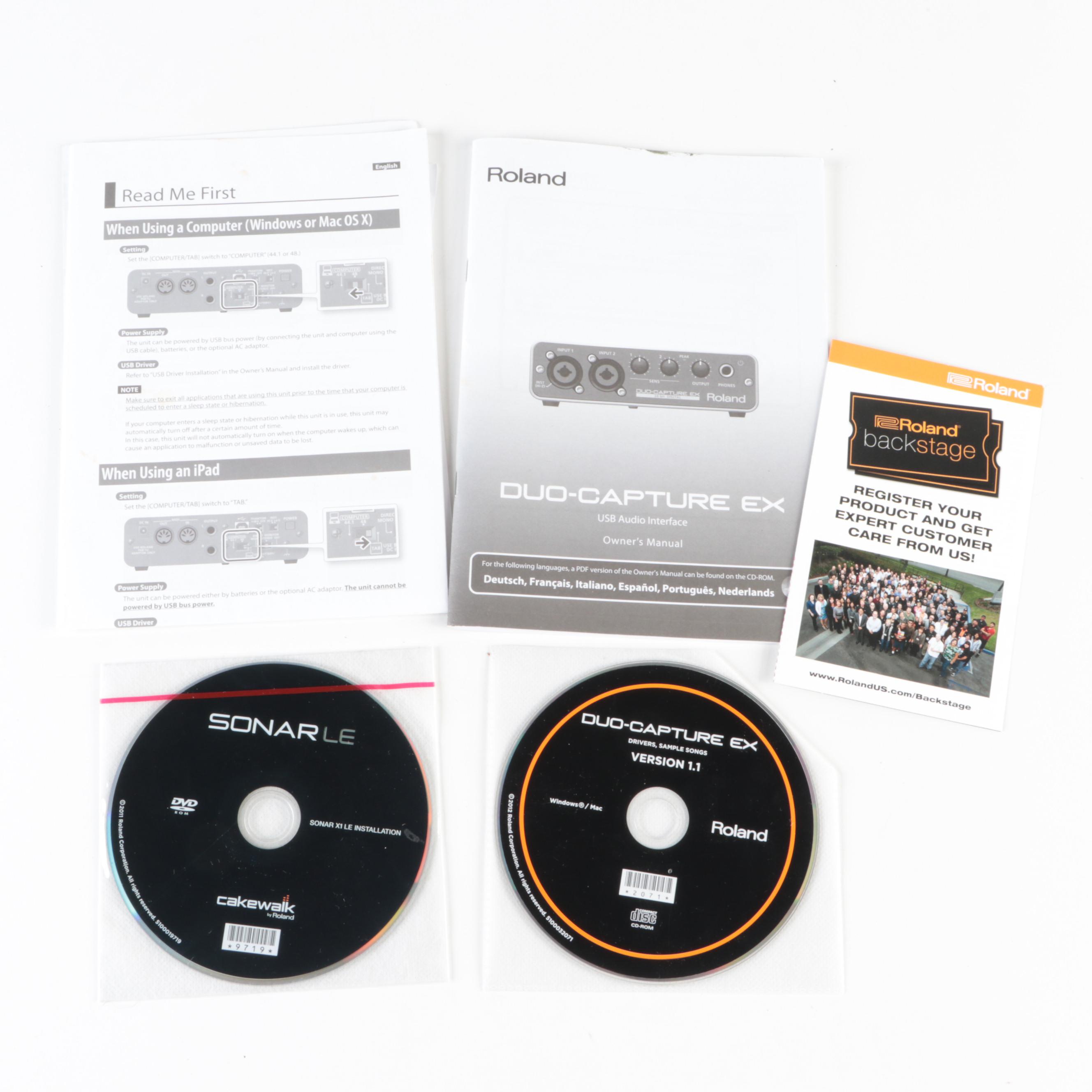 Roland Duo-Capture EX USB Audio Interface