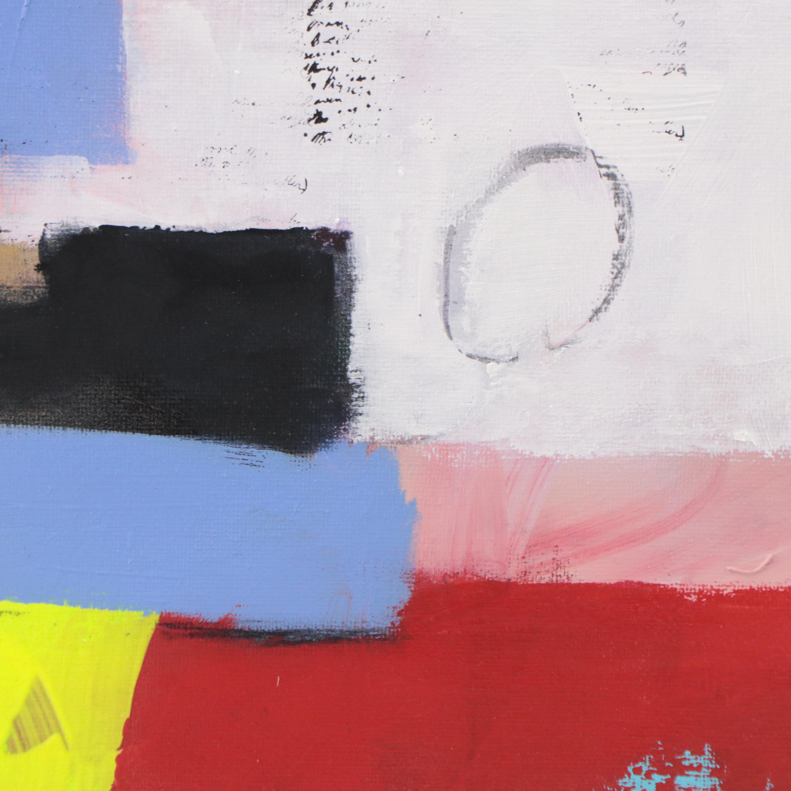 Milagros Pongo Abstract Mixed Media Painting "Kilo2," 21st Century