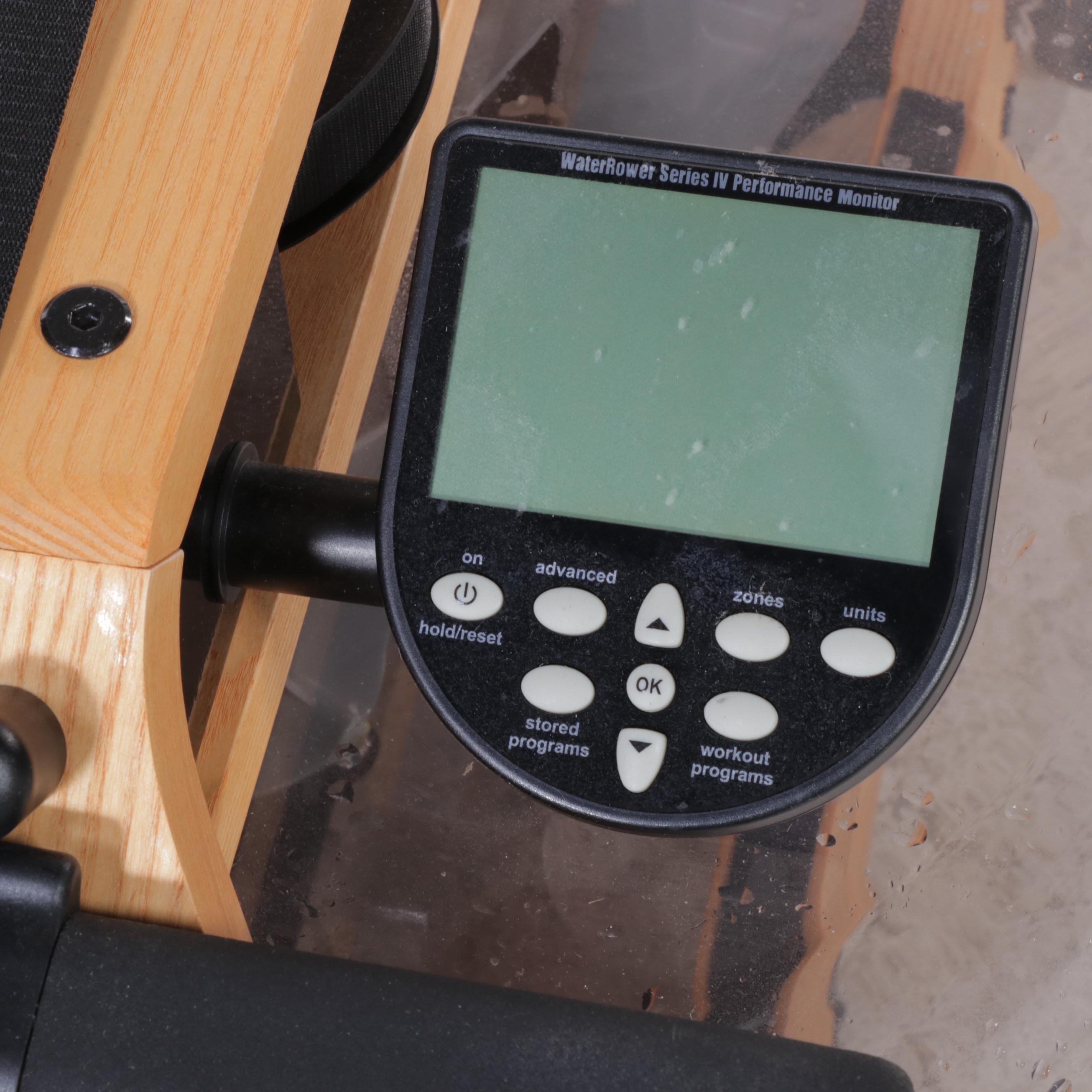 WaterRower Natural Rowing Machine with Series IV Performance Monitor