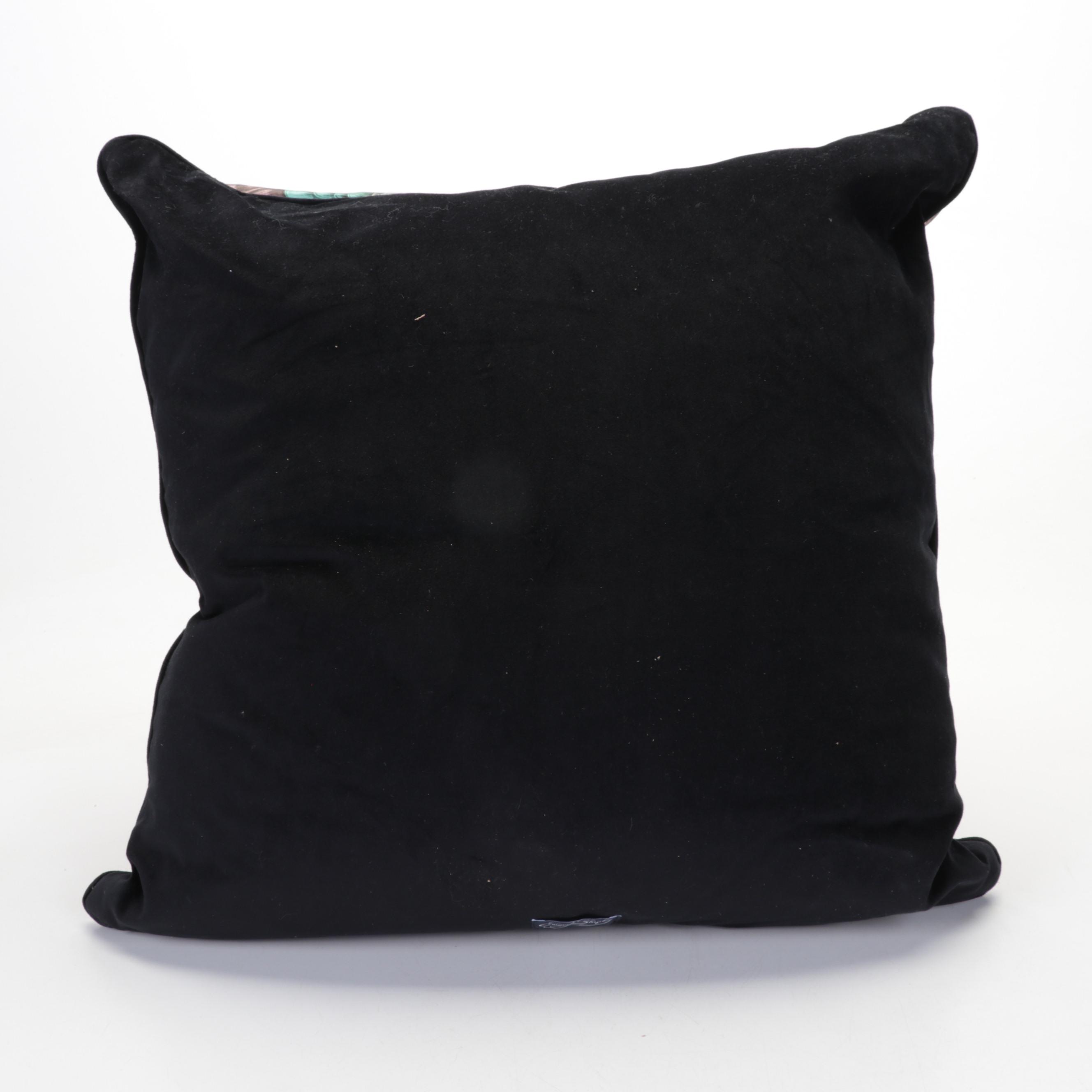 Emma Shipley Silk and Velvet "Phoenix" Throw Pillows