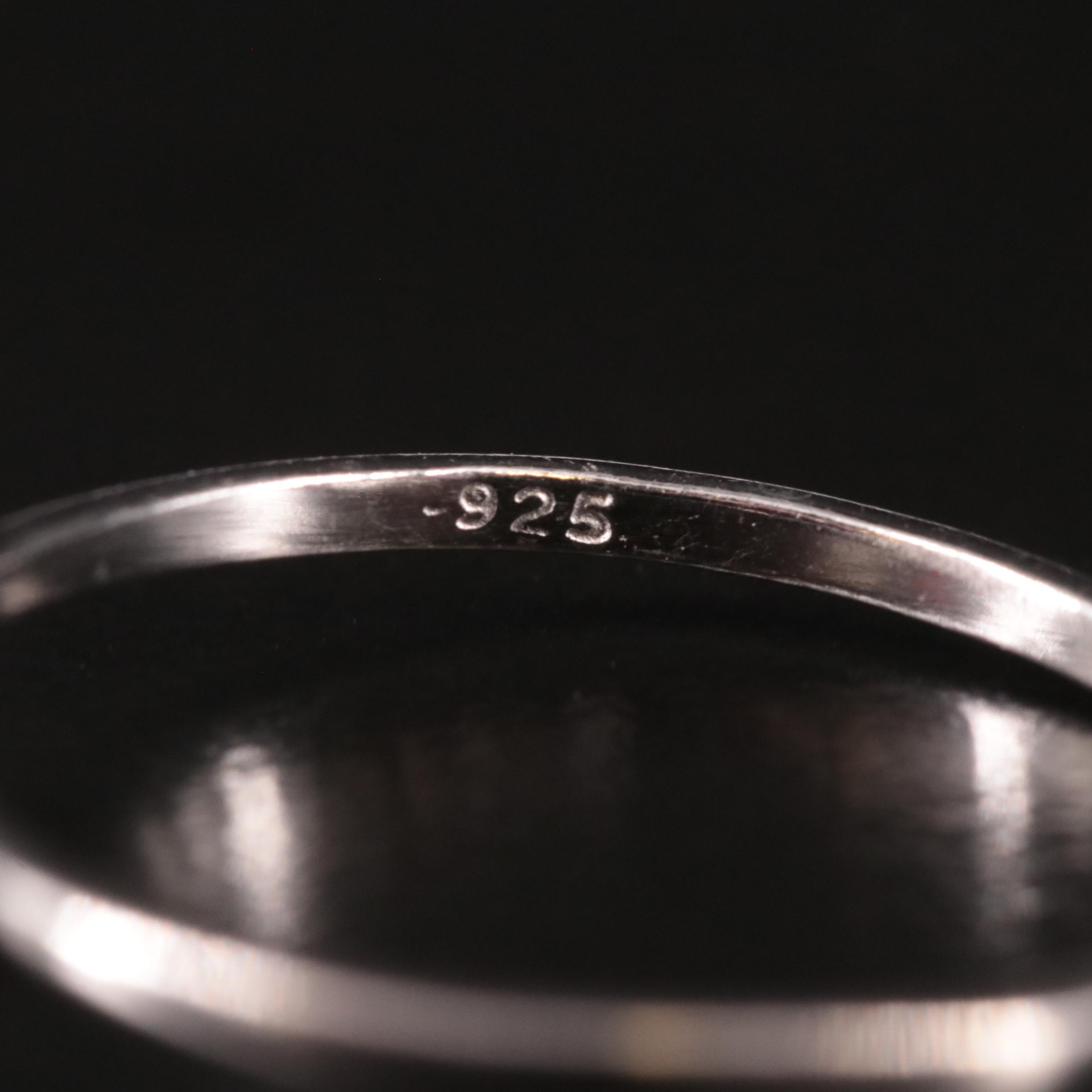 Sterling Garnet Ring