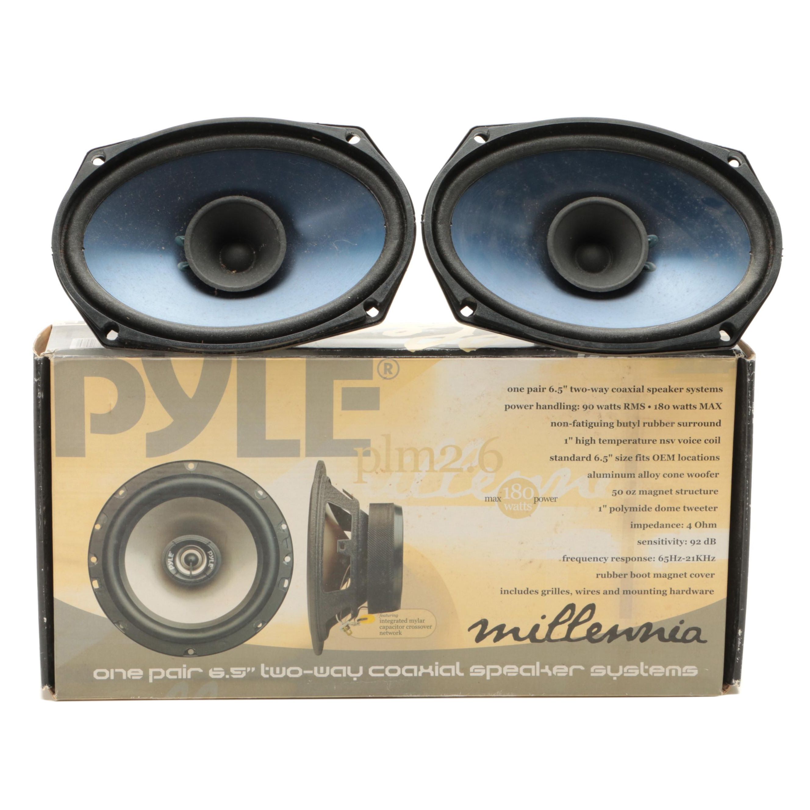 Pyle "Millennia" Coaxial Speaker Systems with Kenwood Car Speakers