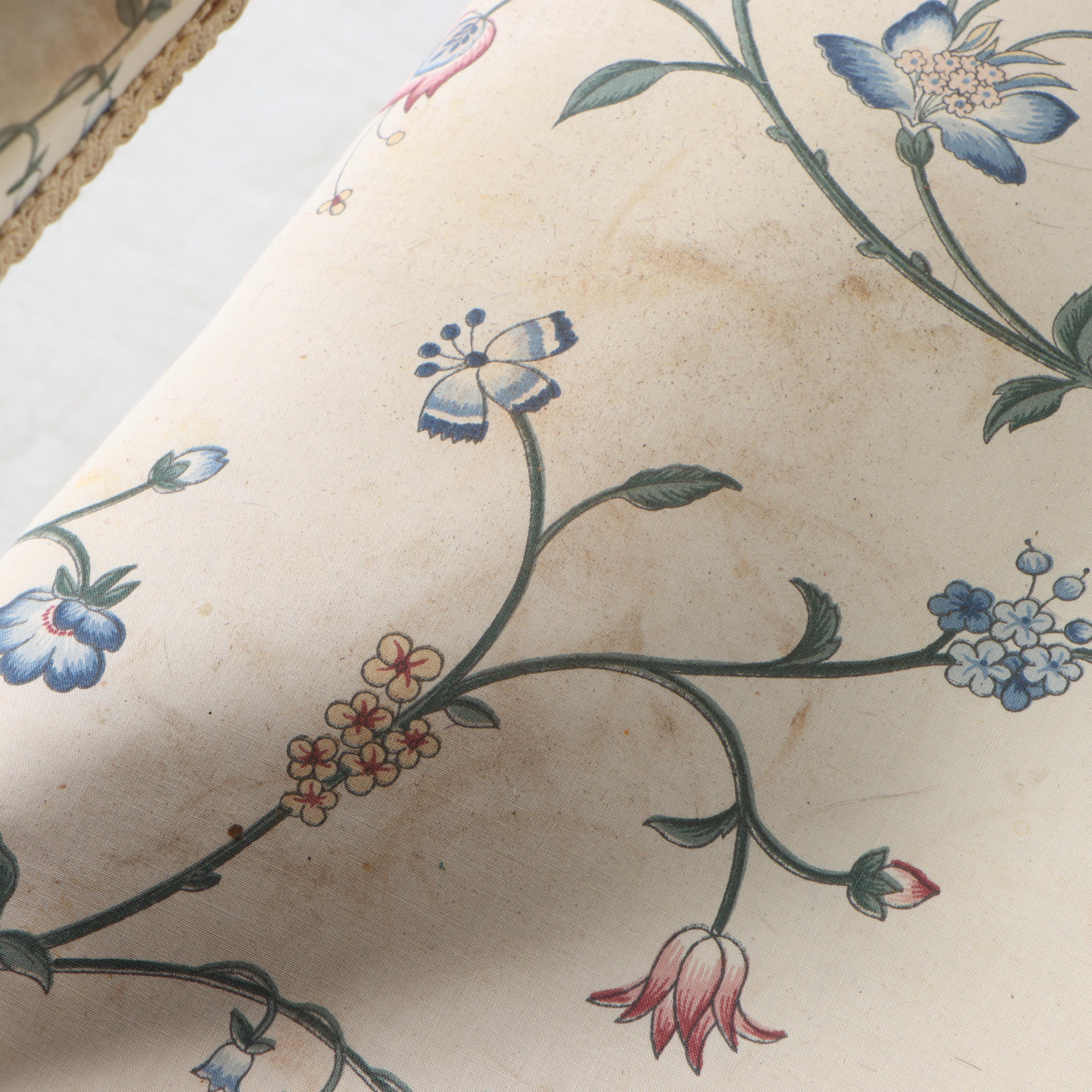 Victorian Carved Oak Open Armchair on Casters, Late 19th Century