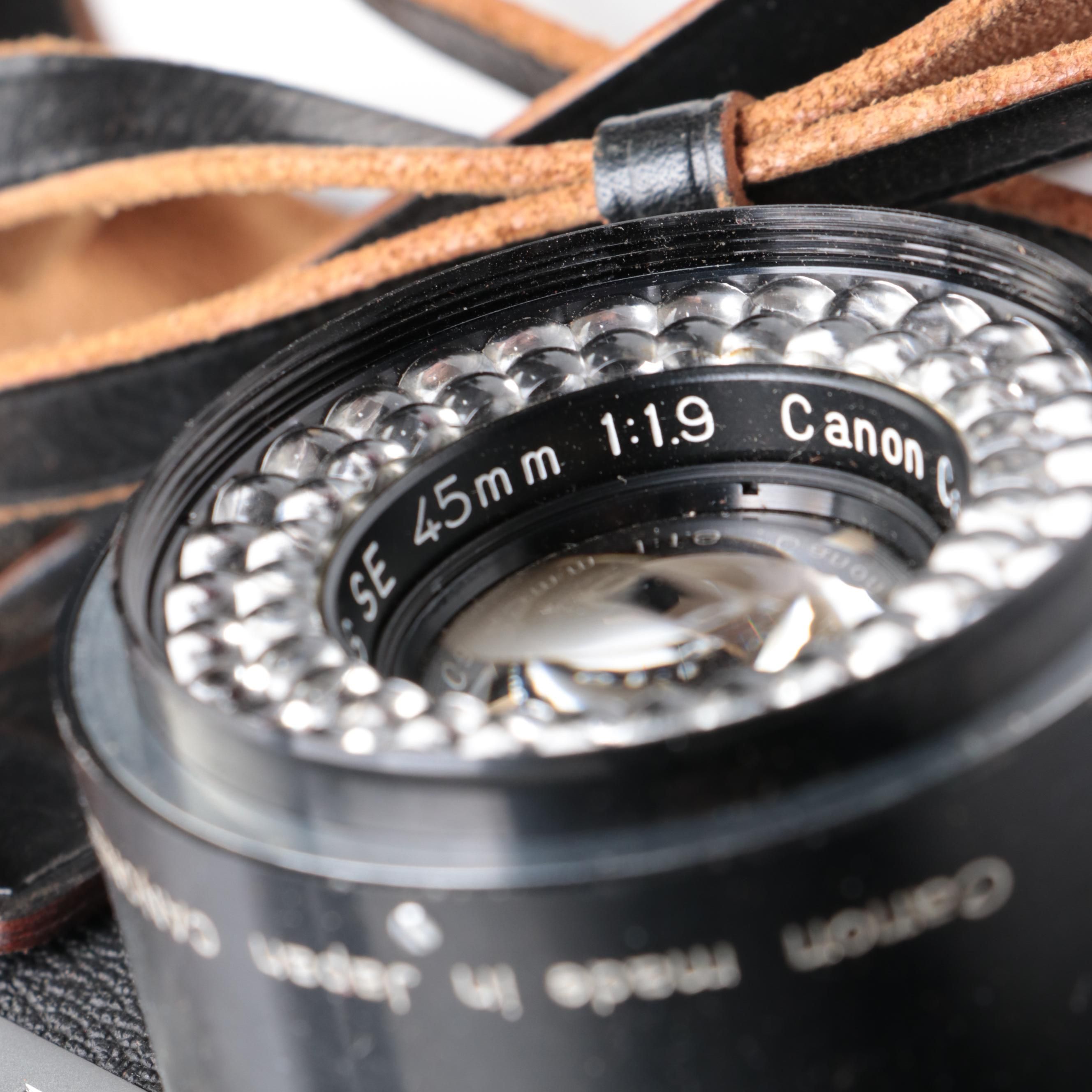 Konica, Canon and Sony SLR Cameras with Others