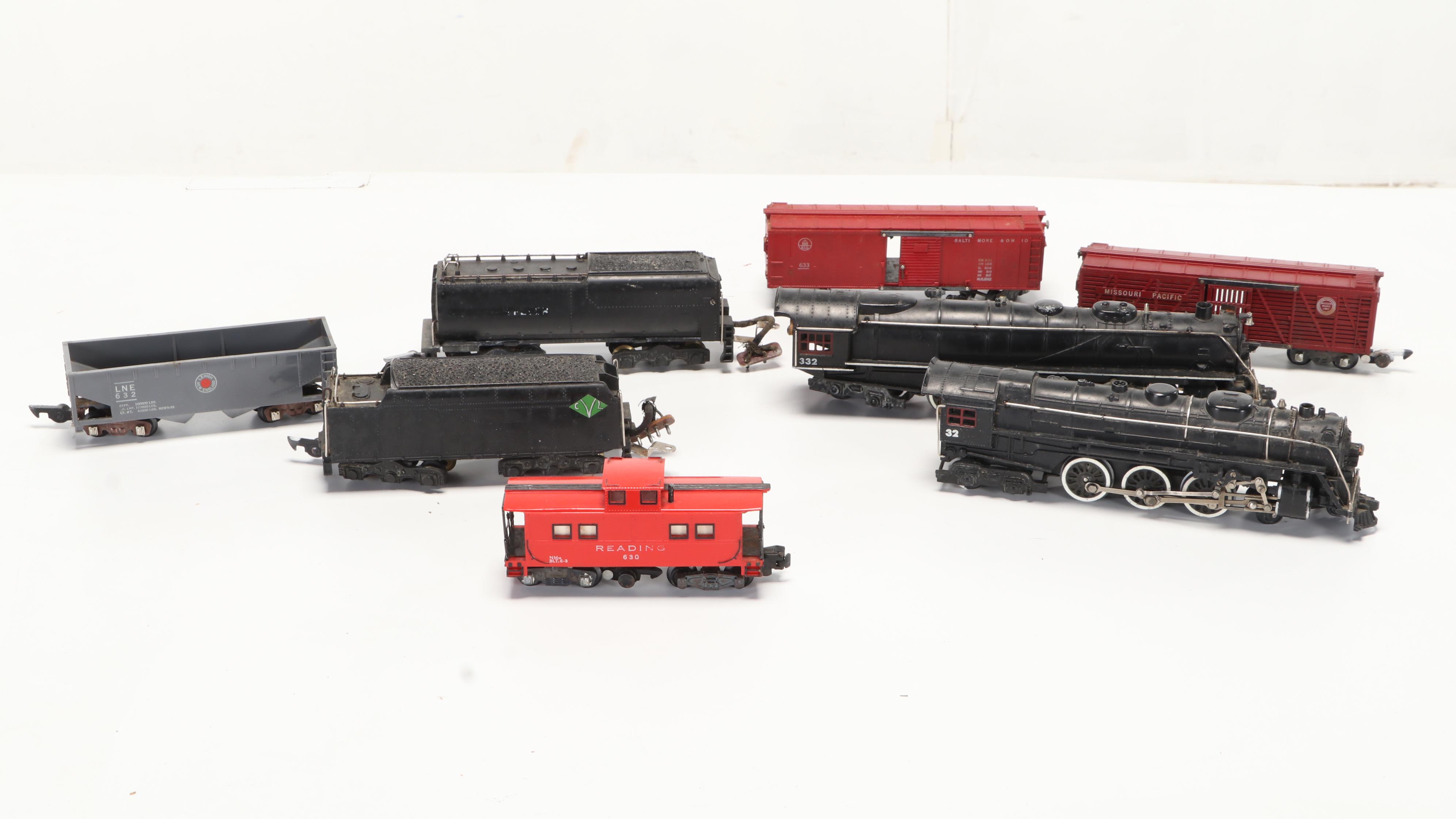 American Flyer and Assorted Train and Railroad Scenery Collection