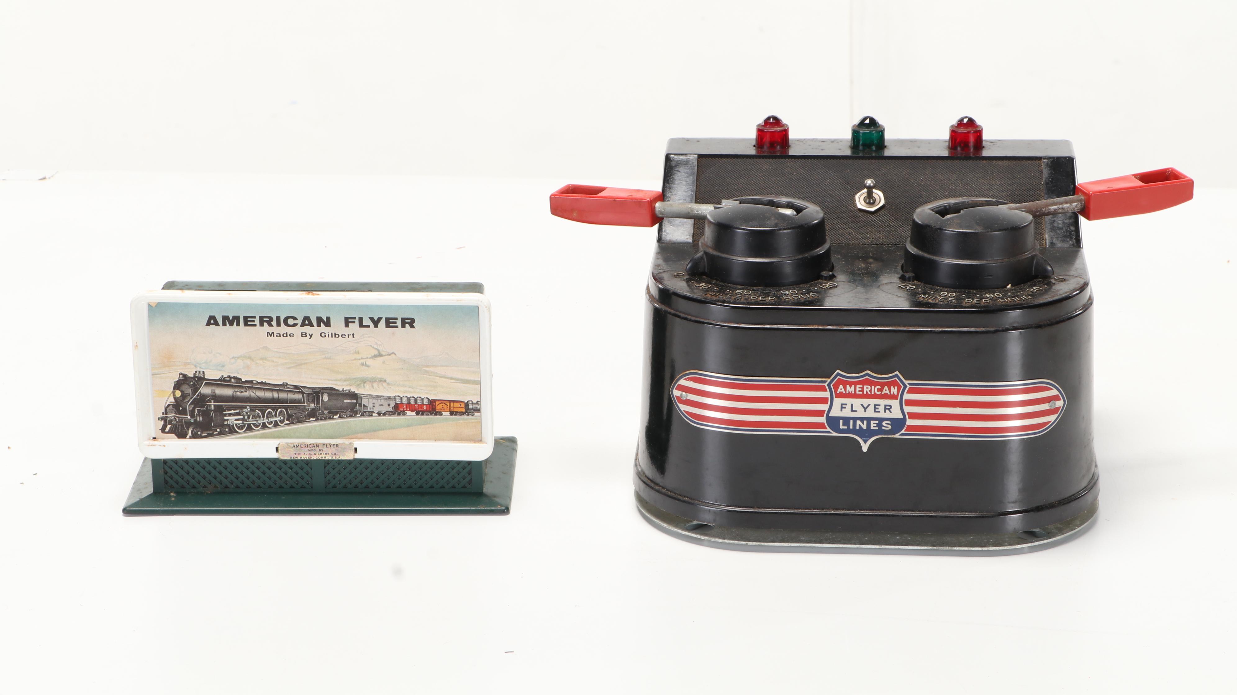 American Flyer and Assorted Train and Railroad Scenery Collection
