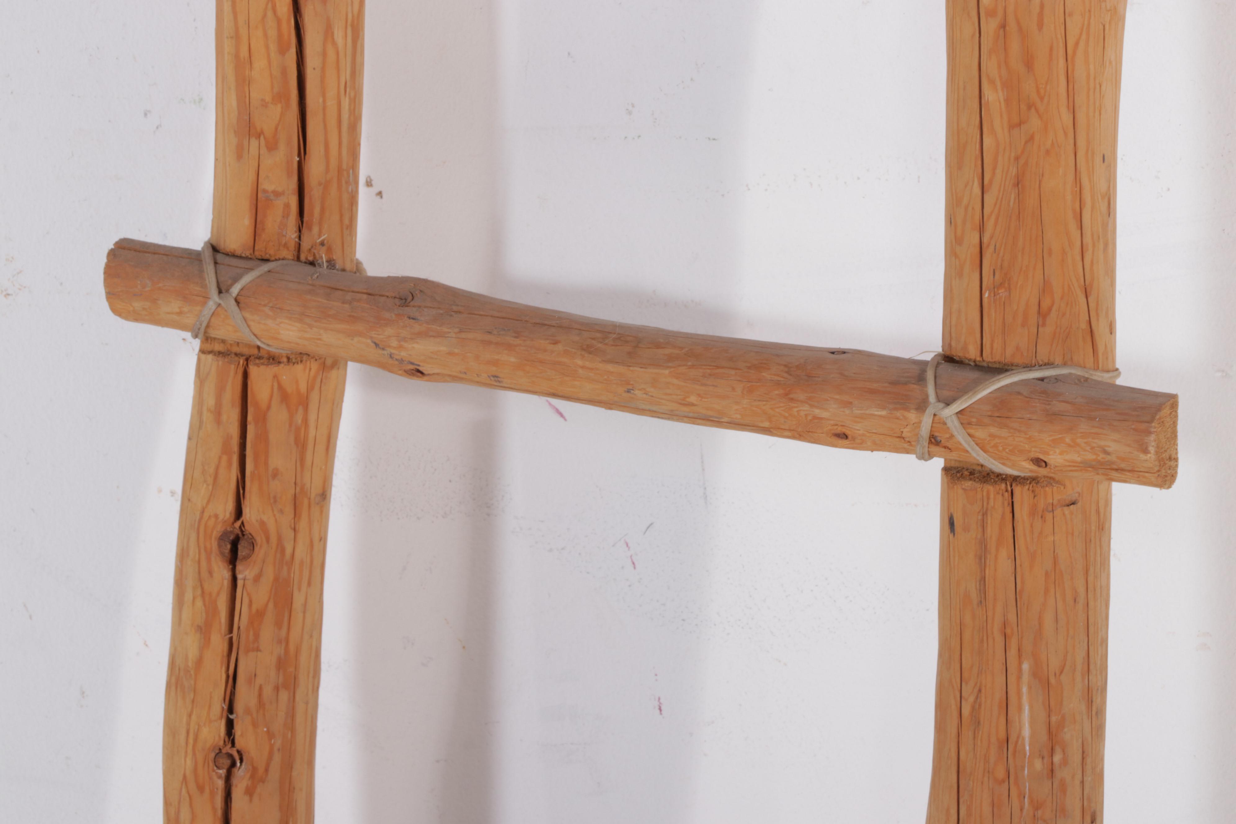 Handmade Primitive Pine Ladder