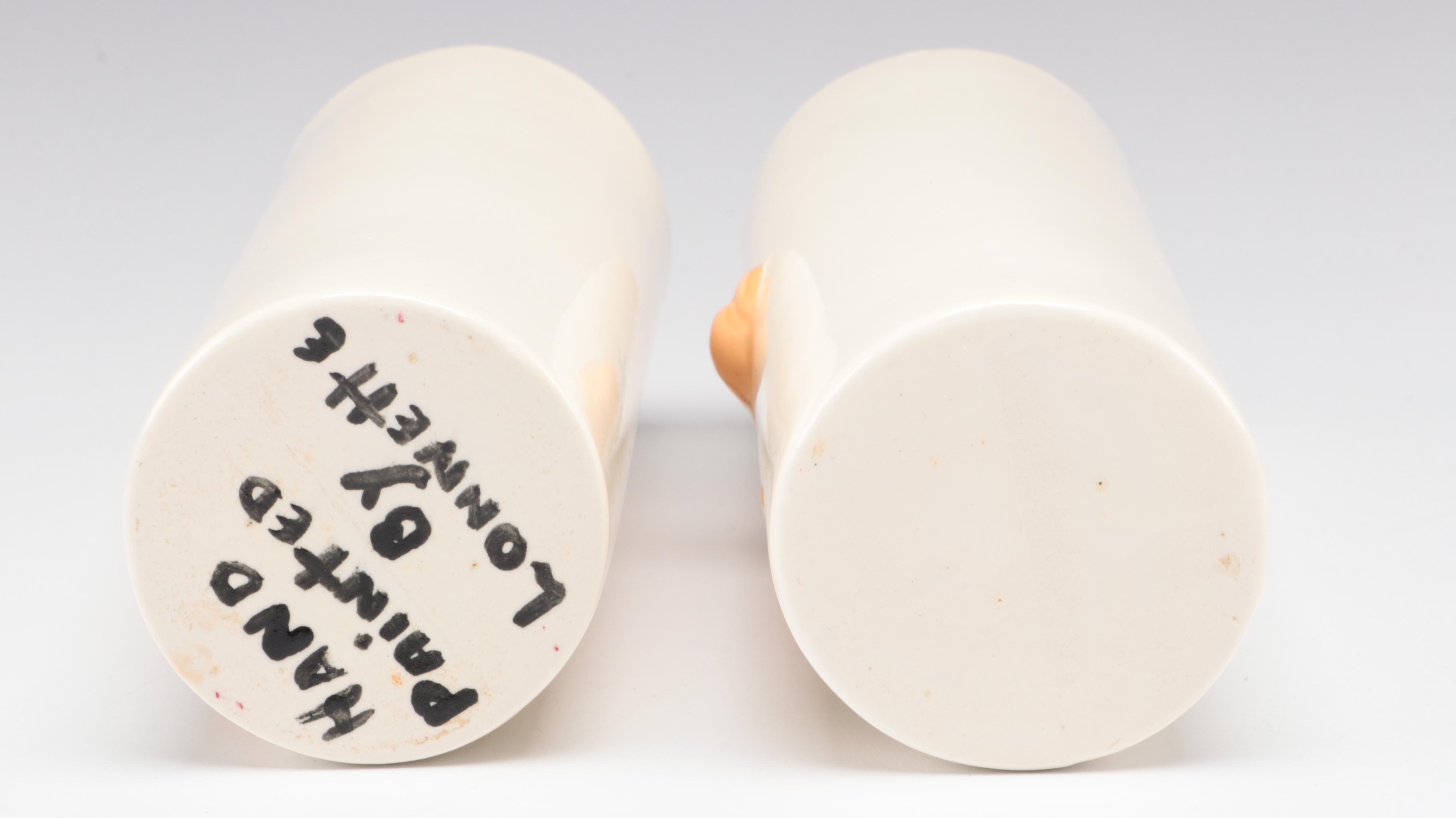 MCM Lonnette Pottery Busty Nudes Ceramic Vases