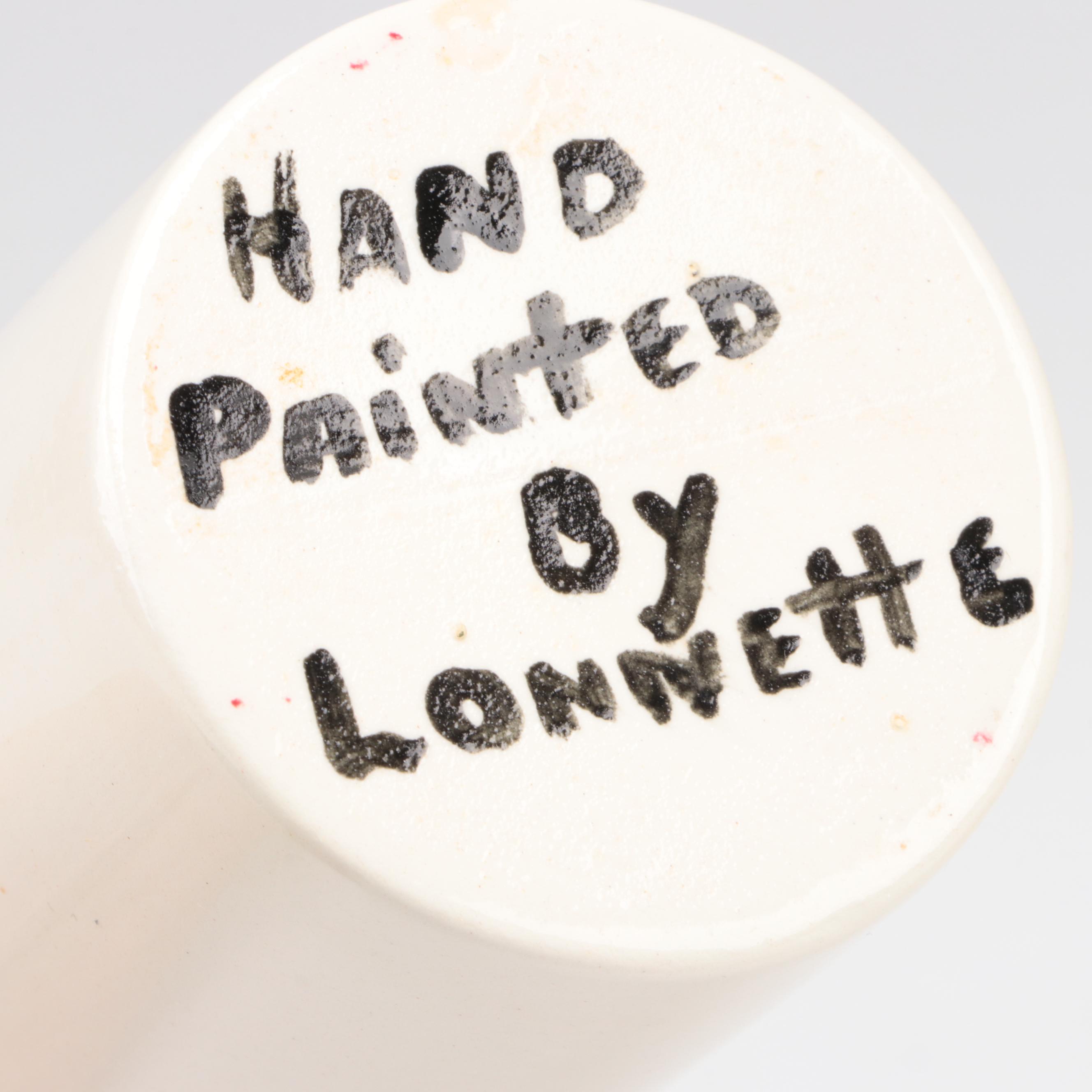 MCM Lonnette Pottery Busty Nudes Ceramic Vases