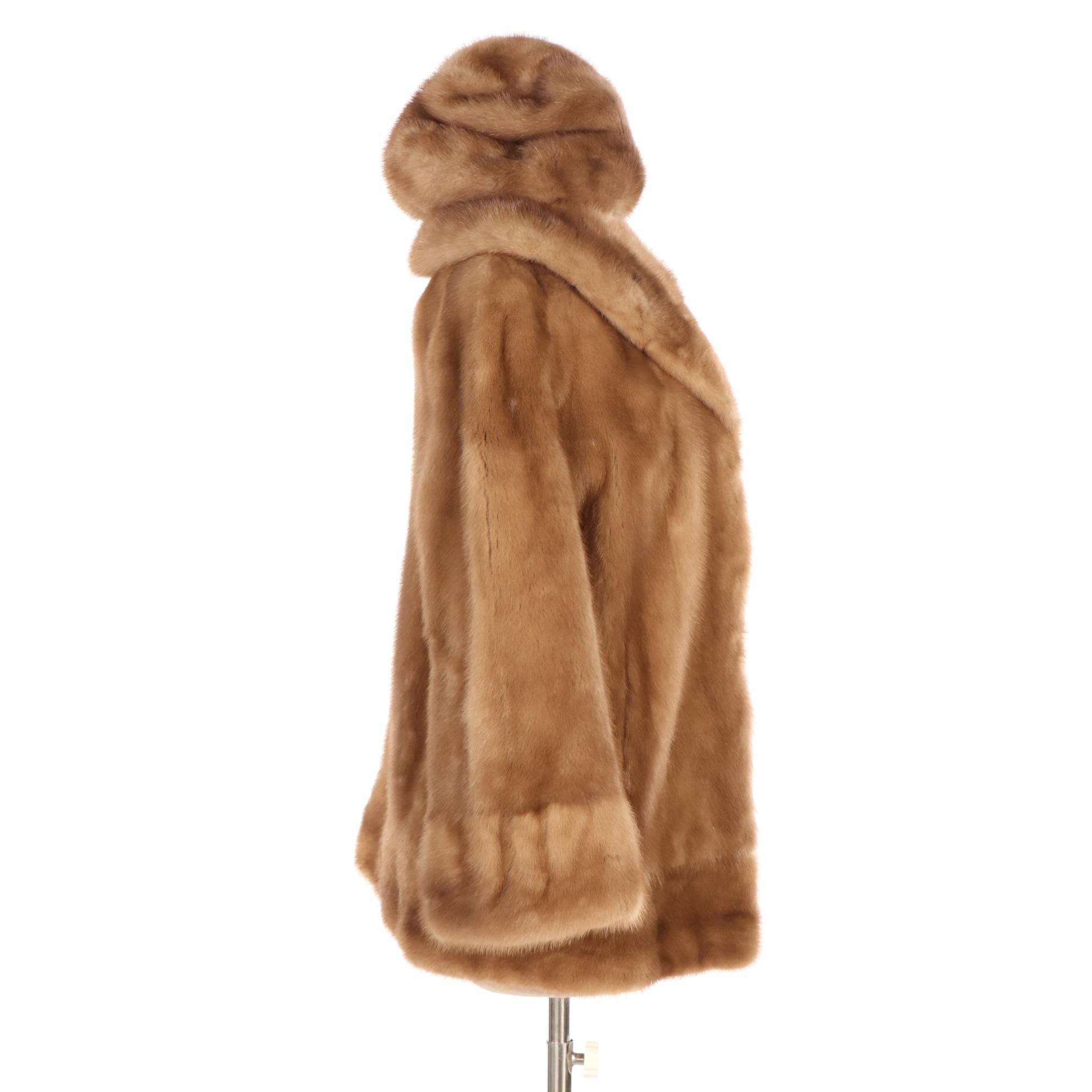 Mink Fur Coat from Alan Furs with Mink Fur Hat