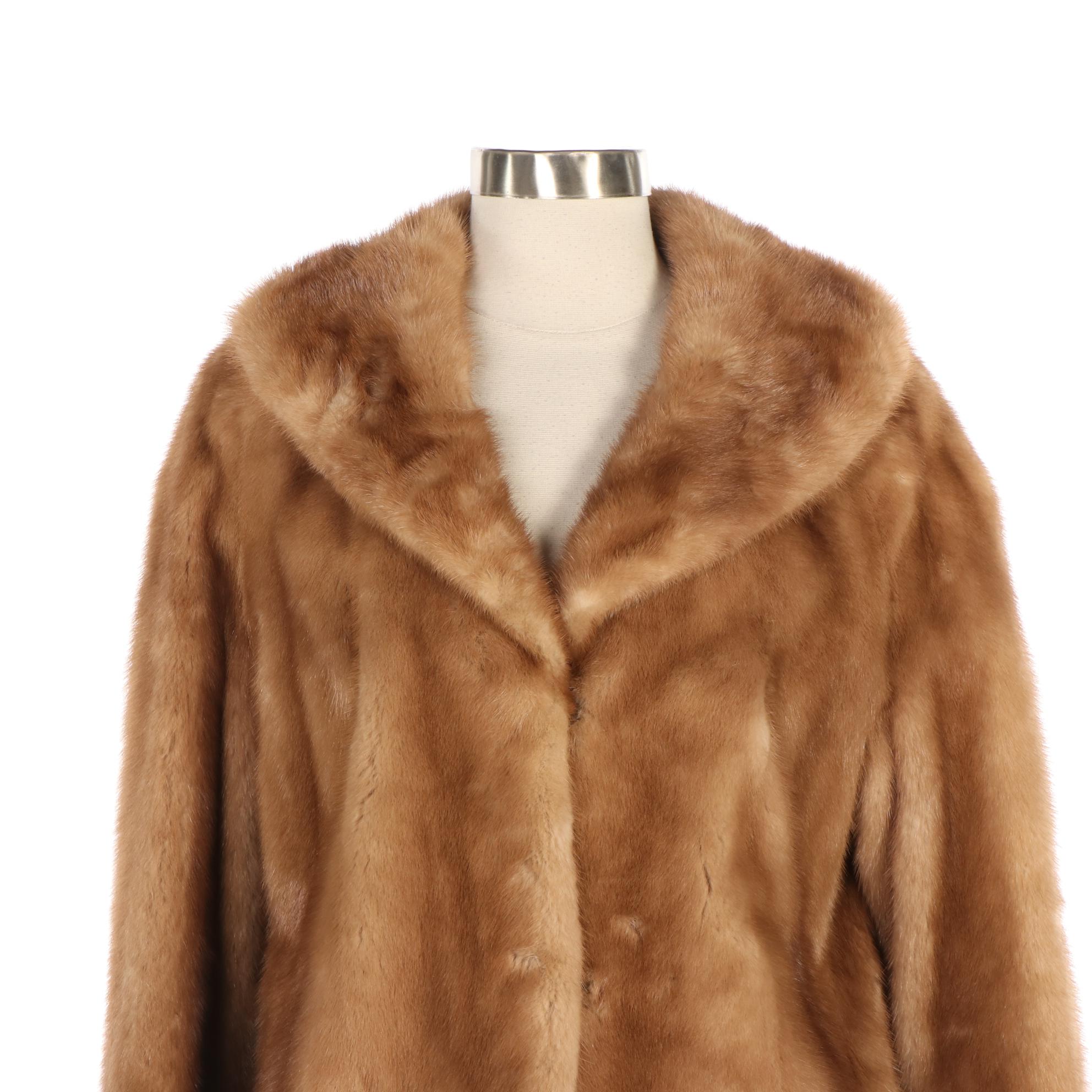Mink Fur Coat from Alan Furs with Mink Fur Hat
