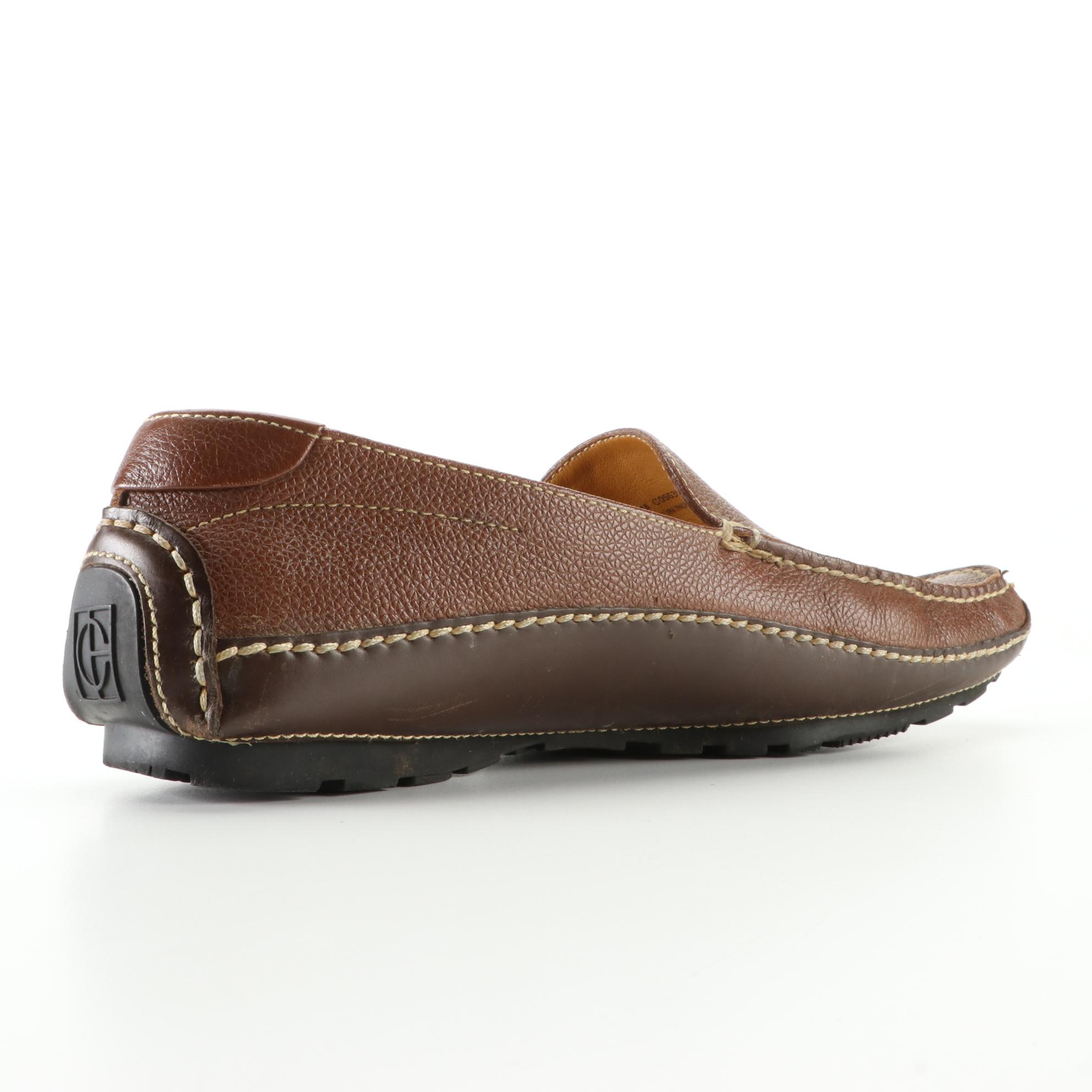 Men's Cole Haan Loafers in Leather and Croc-Embossed Leather