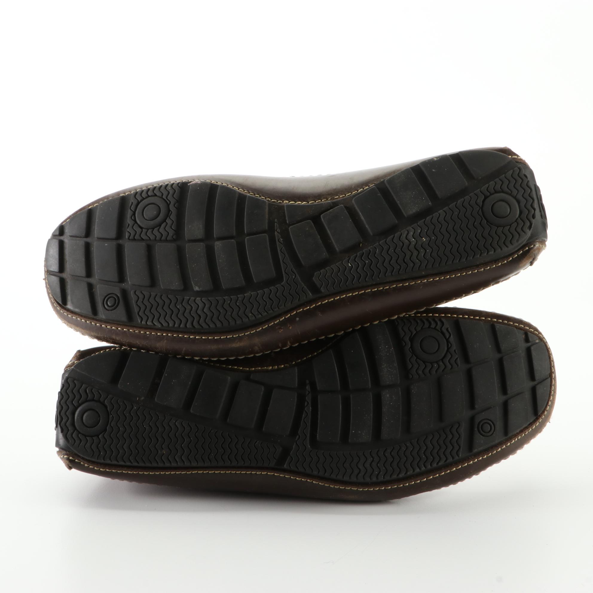 Men's Cole Haan Loafers in Leather and Croc-Embossed Leather