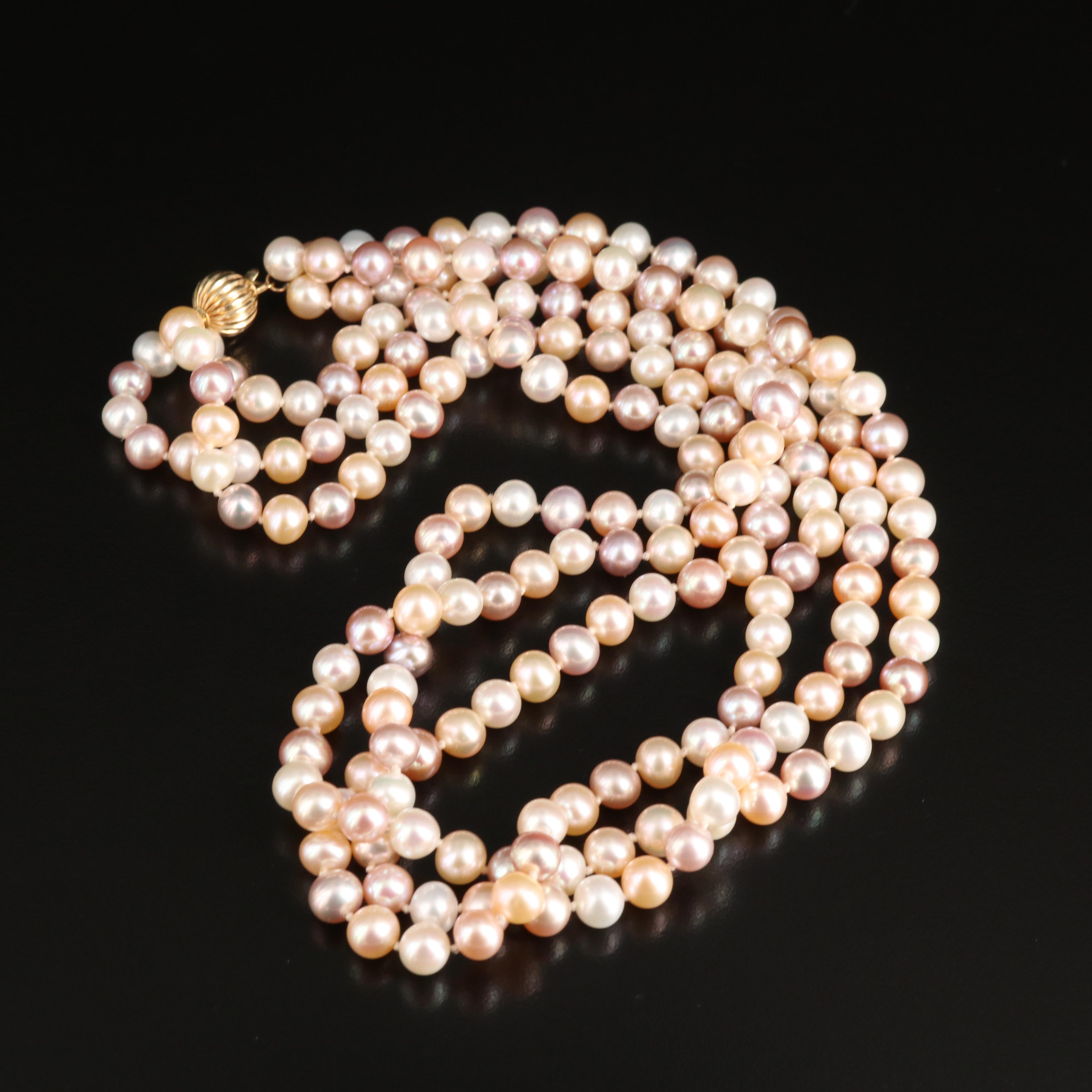 Pearl Torsade with 14K Clasp