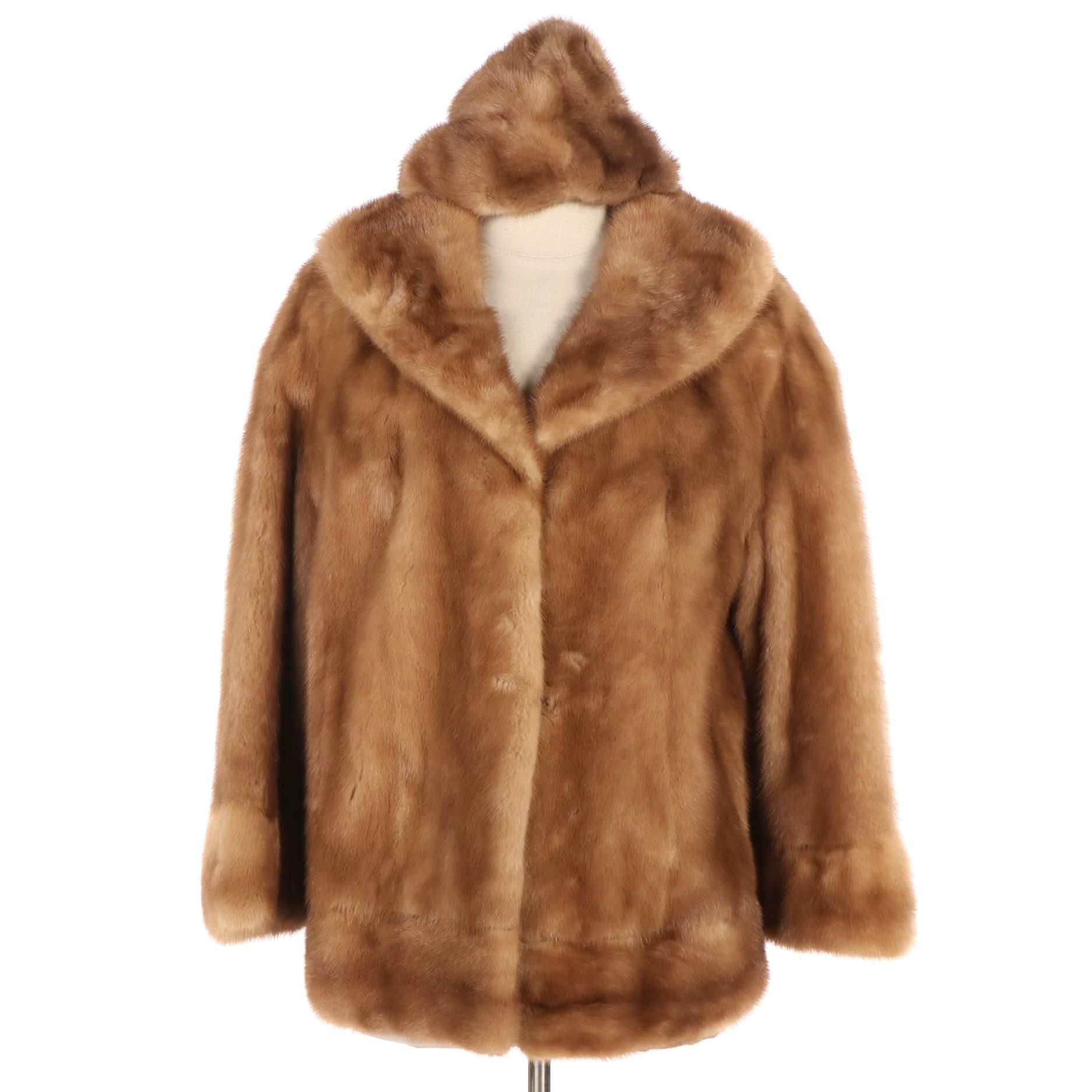 Mink Fur Coat from Alan Furs with Mink Fur Hat