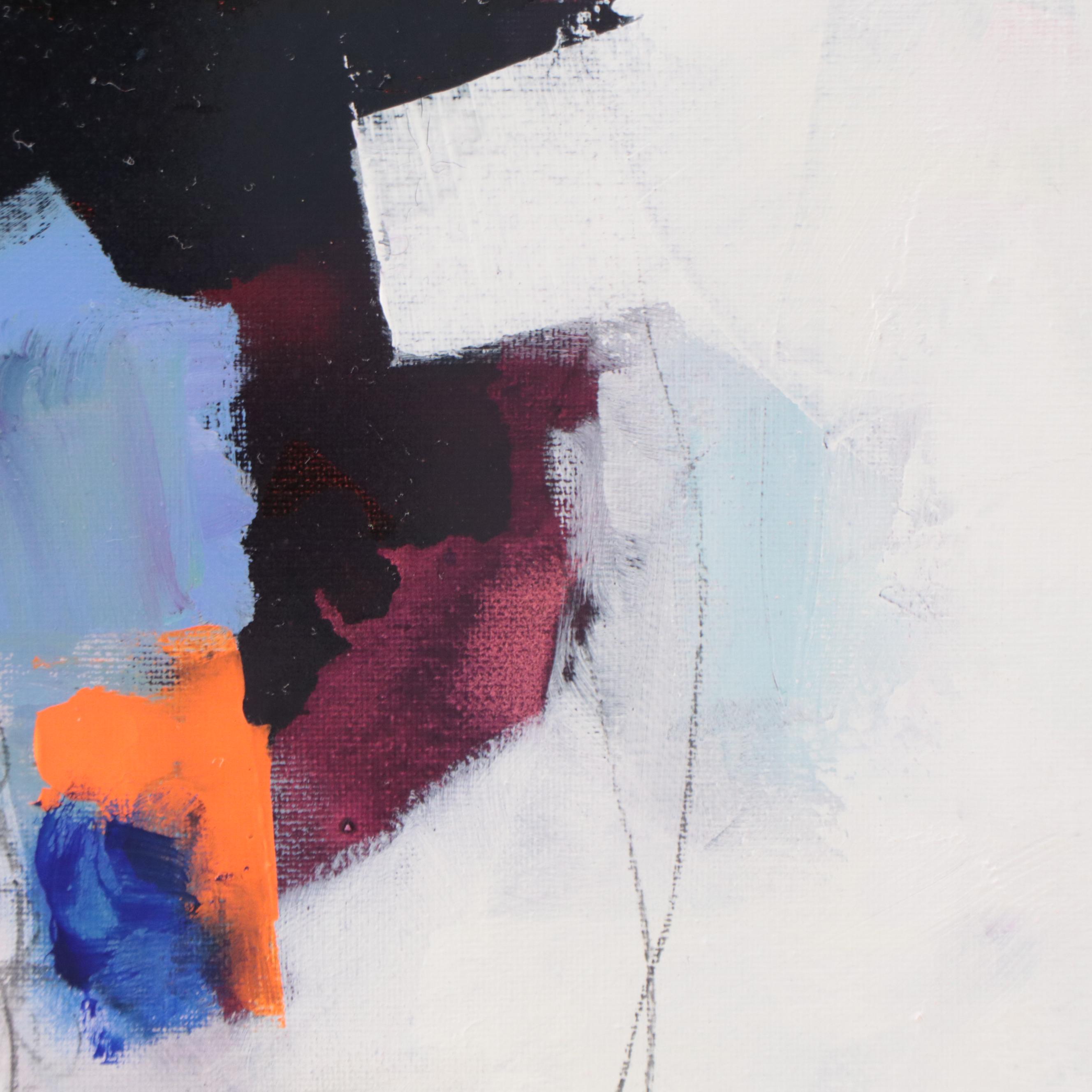 Milagros Pongo Abstract Mixed Media Painting "Spring Dream," 21st Century