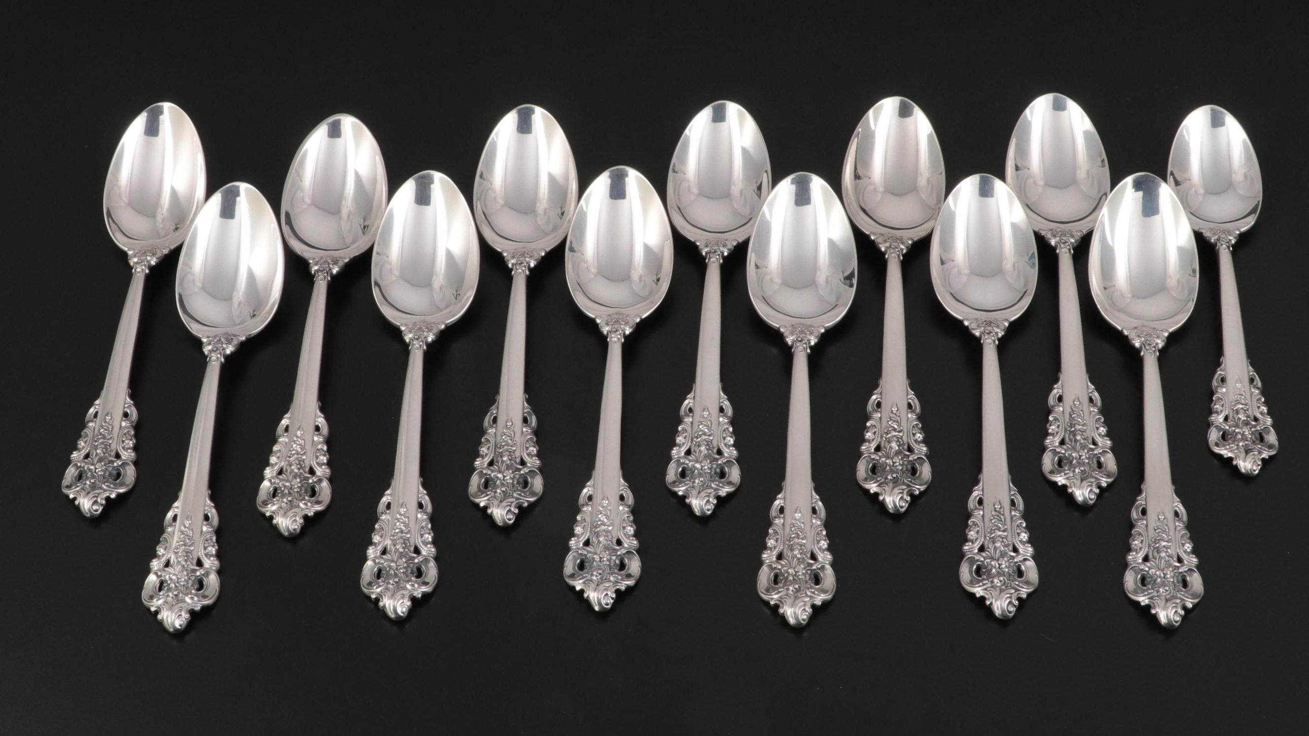 Wallace "Grande Baroque" Sterling Silver Flatware and Serving Utensils
